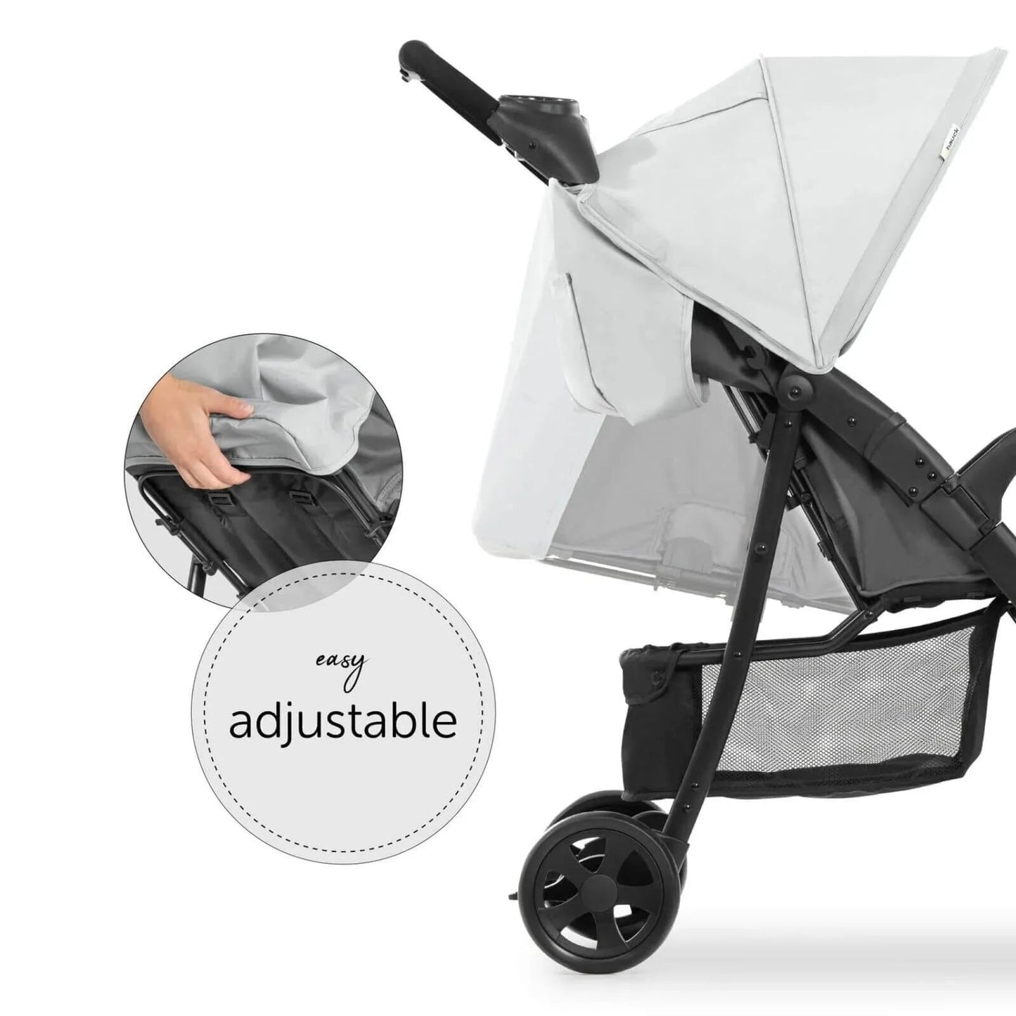 Hauck Shopper Neo II Pushchair - Grey - mezetto ebebek ebebek