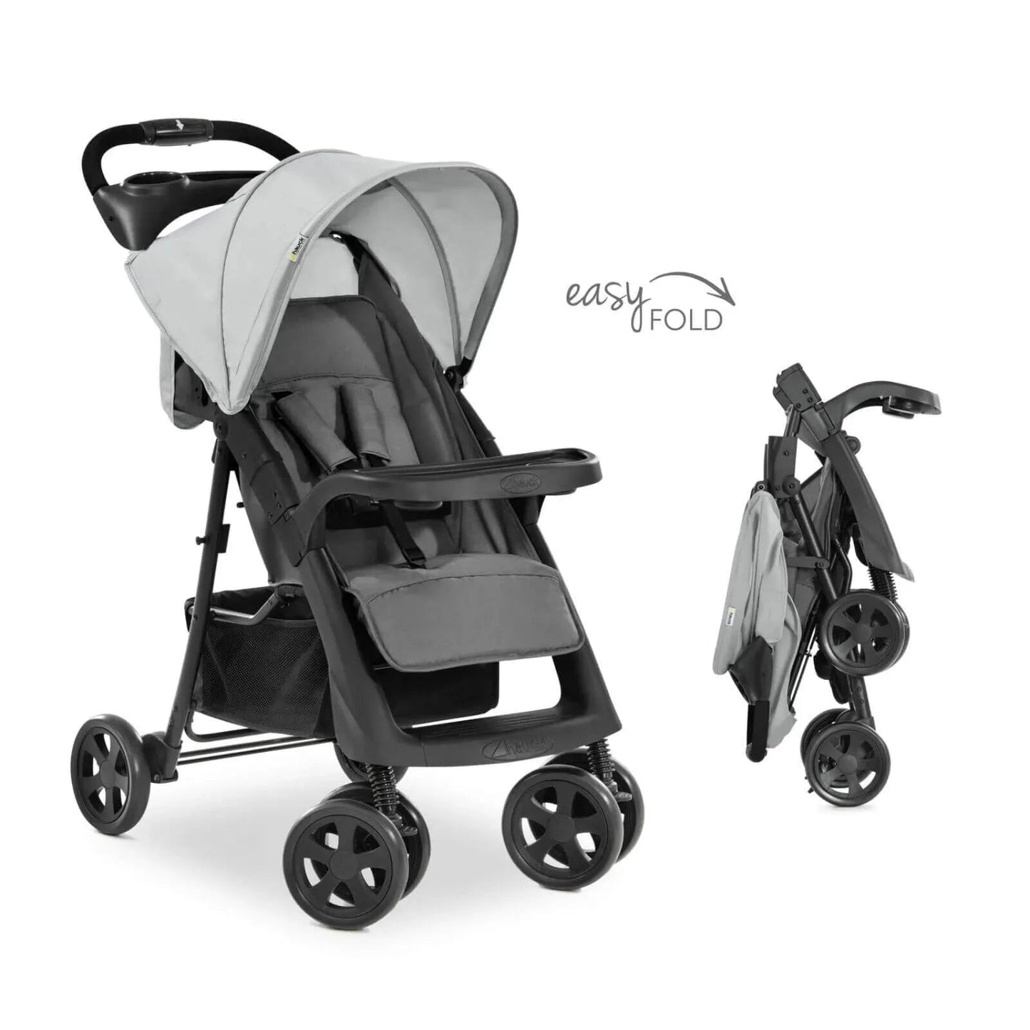 Hauck Shopper Neo II Pushchair - Grey - mezetto ebebek ebebek