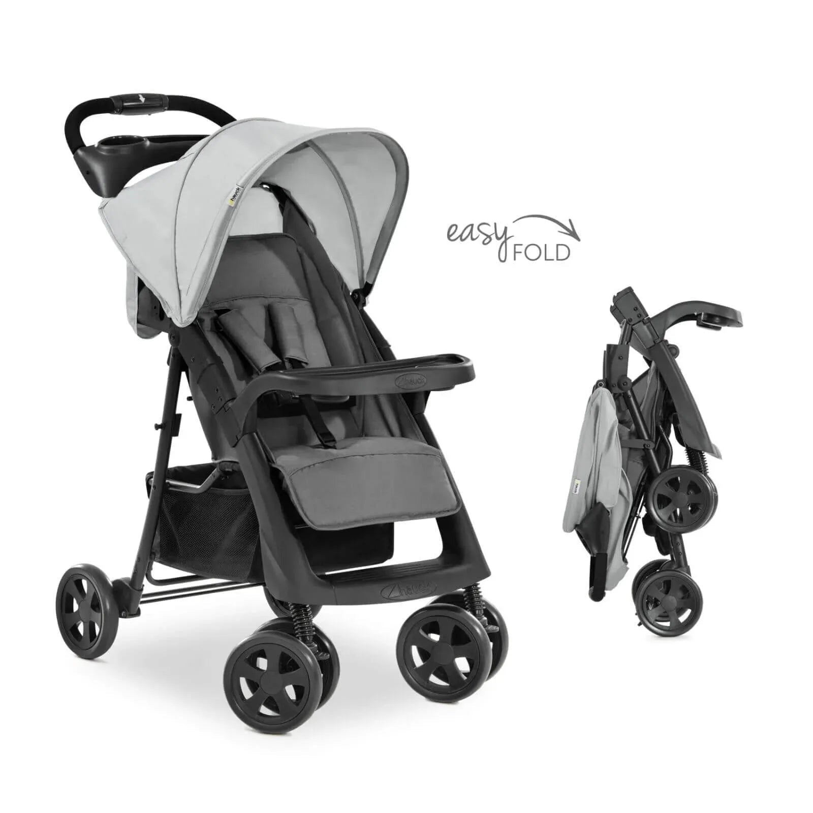 Hauck Shopper Neo II Pushchair - Grey - mezetto ebebek ebebek