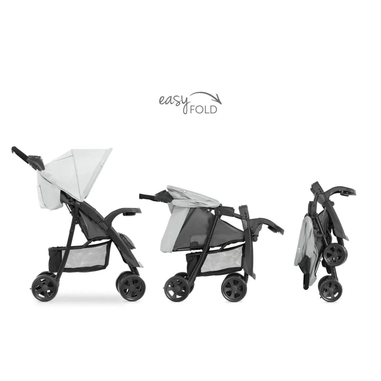 Hauck Shopper Neo II Pushchair - Grey - mezetto ebebek ebebek