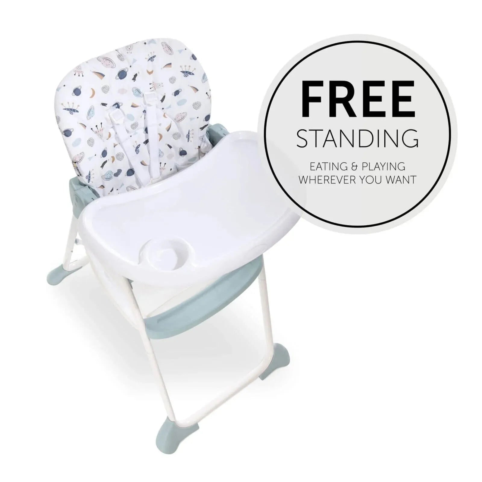 Hauck Sit N Fold Highchair - Space - mezetto ebebek ebebek