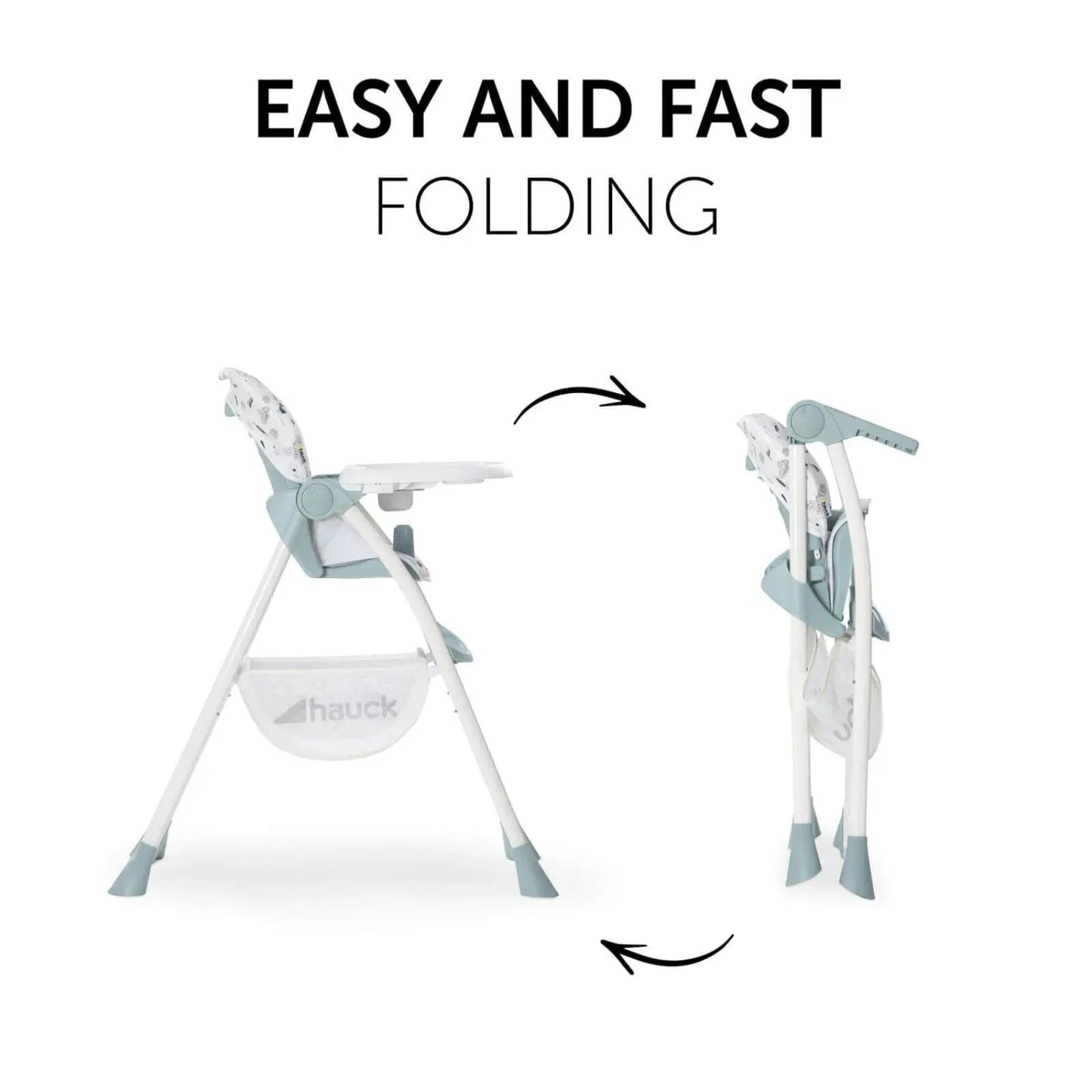 Hauck Sit N Fold Highchair - Space - mezetto ebebek ebebek