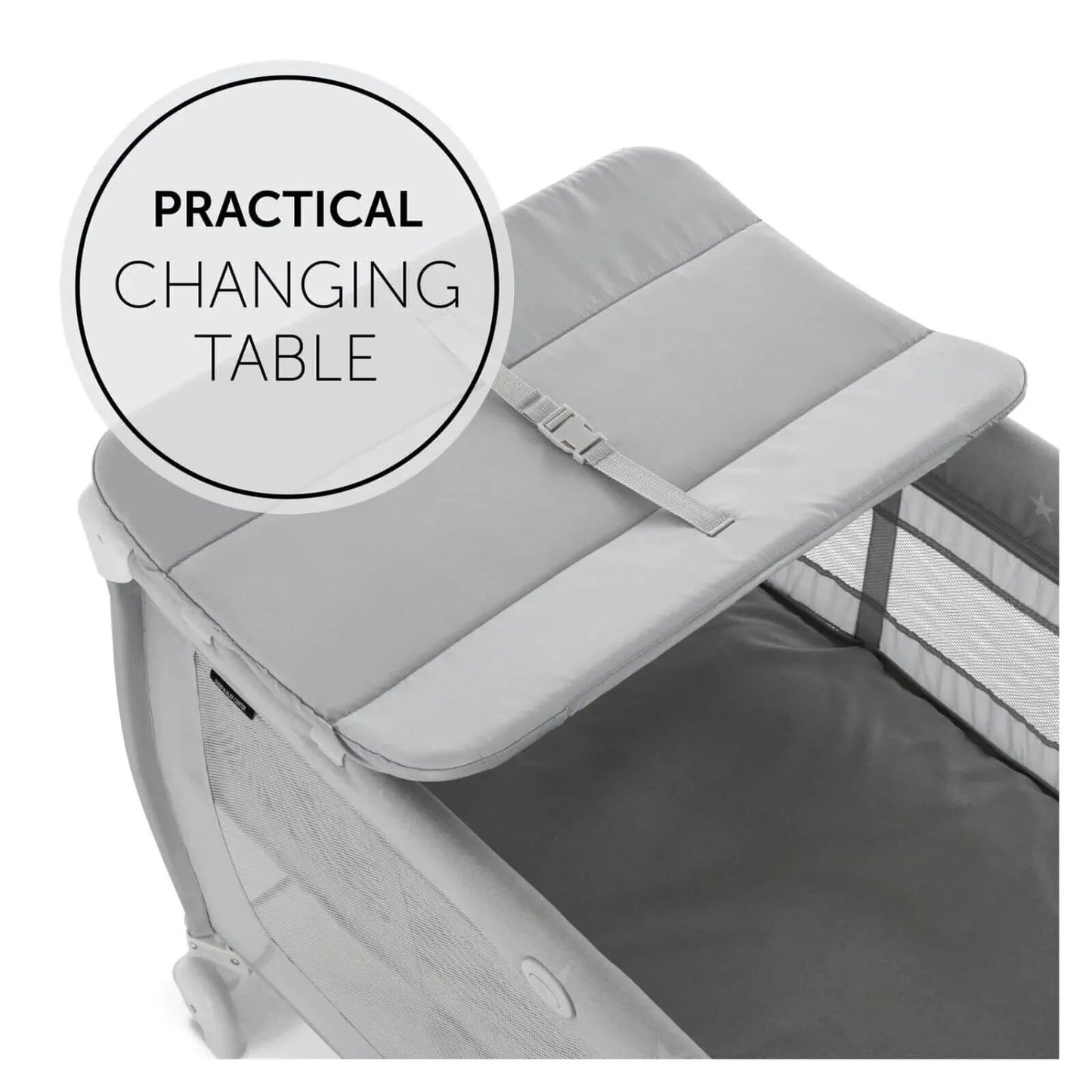 Hauck Sleep N Play Center Bassinet Travel Cot & Playpen - Stars - mezetto ebebek ebebek