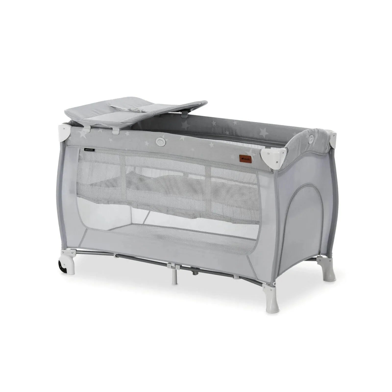 Hauck Sleep N Play Center Bassinet Travel Cot & Playpen - Stars - mezetto ebebek ebebek