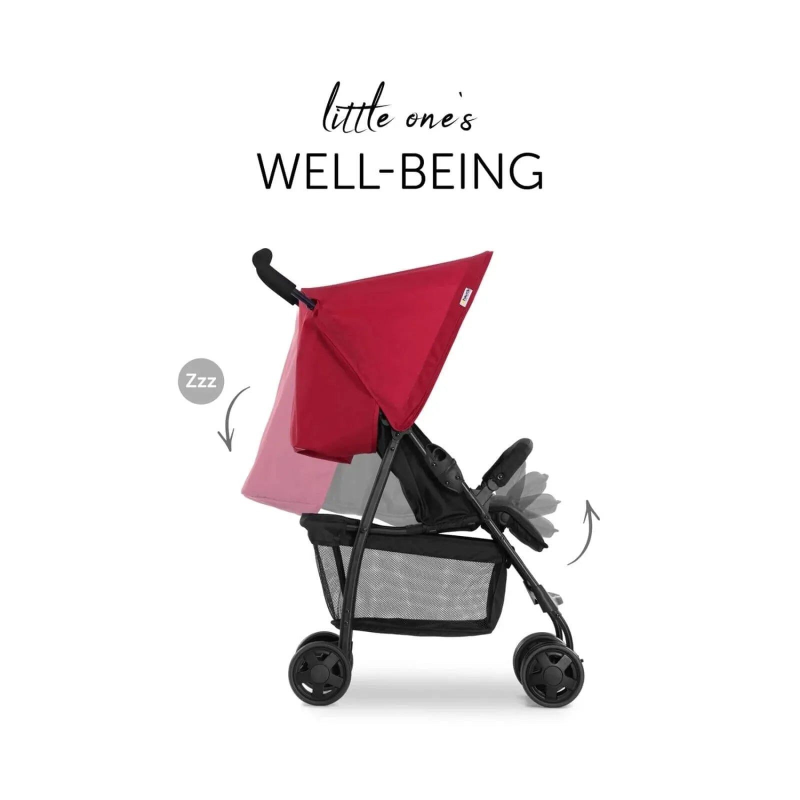 Hauck Sport Pushchair - Red - mezetto ebebek ebebek