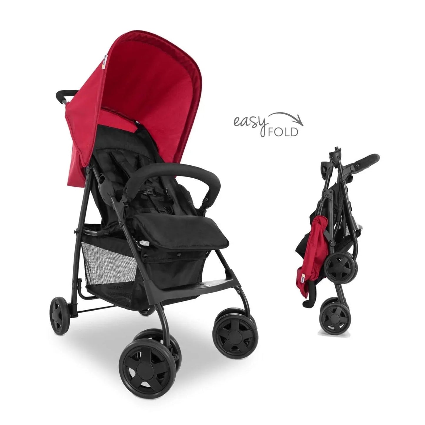 Hauck Sport Pushchair - Red - mezetto ebebek ebebek
