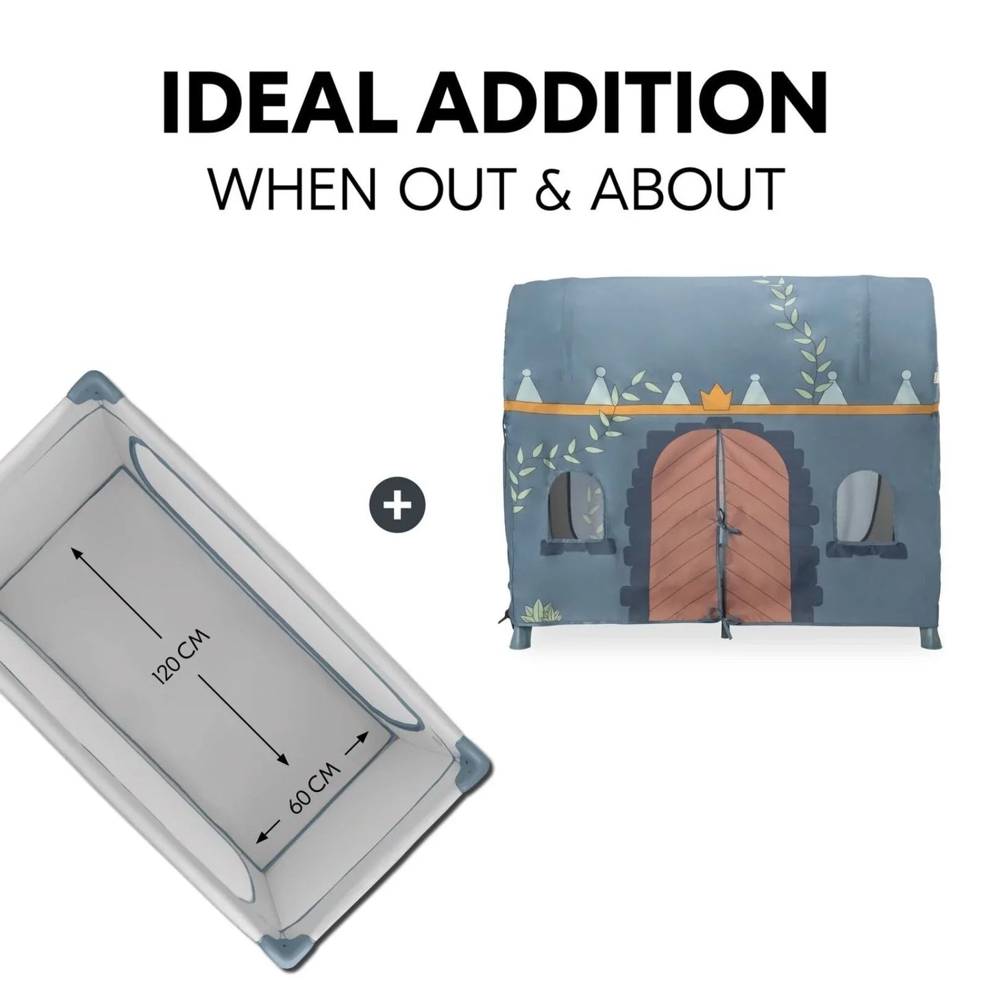 Hauck Travel Cot Cover - Palace - mezetto ebebek ebebek