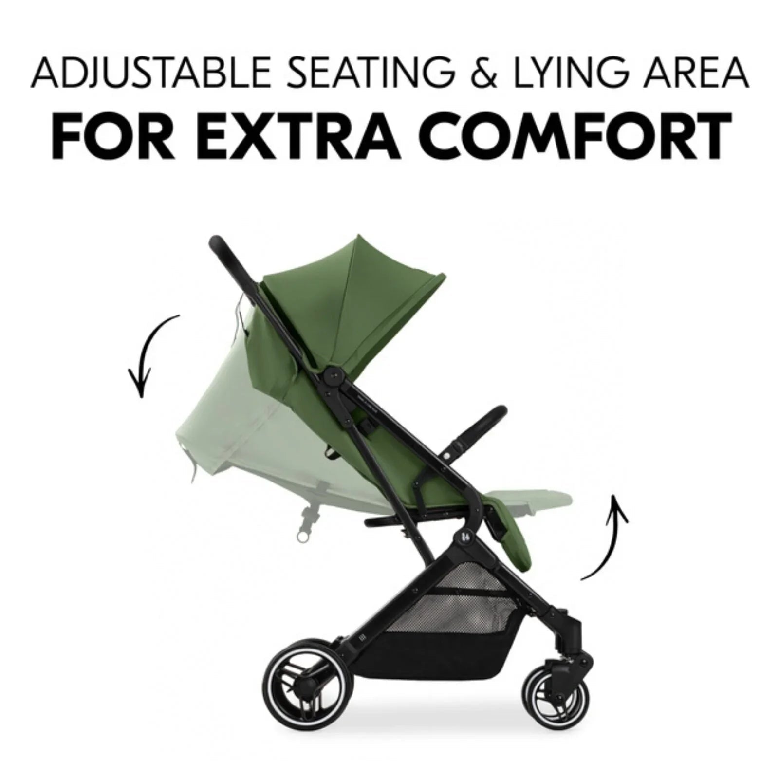 Hauck Travel N Care Plus Stroller - Green - mezetto ebebek ebebek