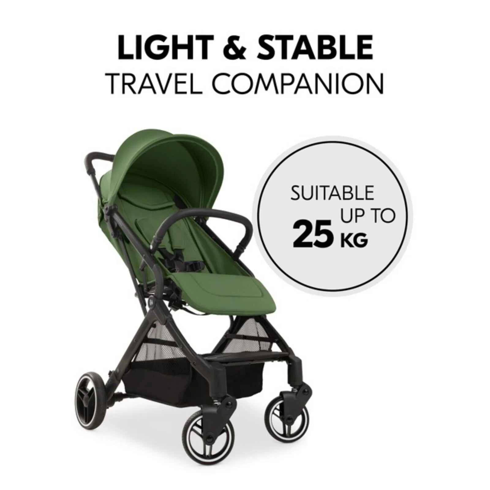 Hauck Travel N Care Plus Stroller - Green - mezetto ebebek ebebek