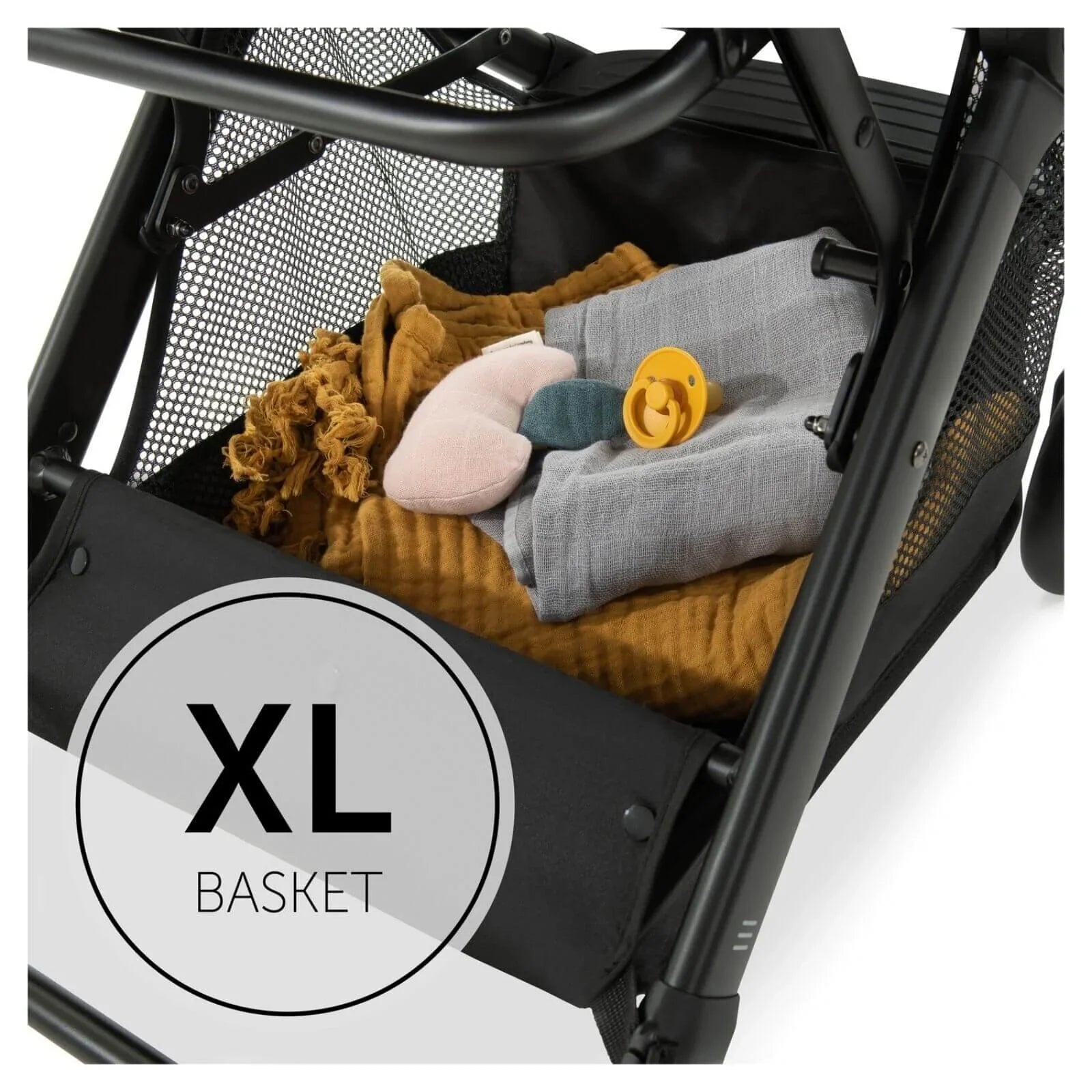 Hauck Travel N Care Pushchair - Black - mezetto ebebek ebebek