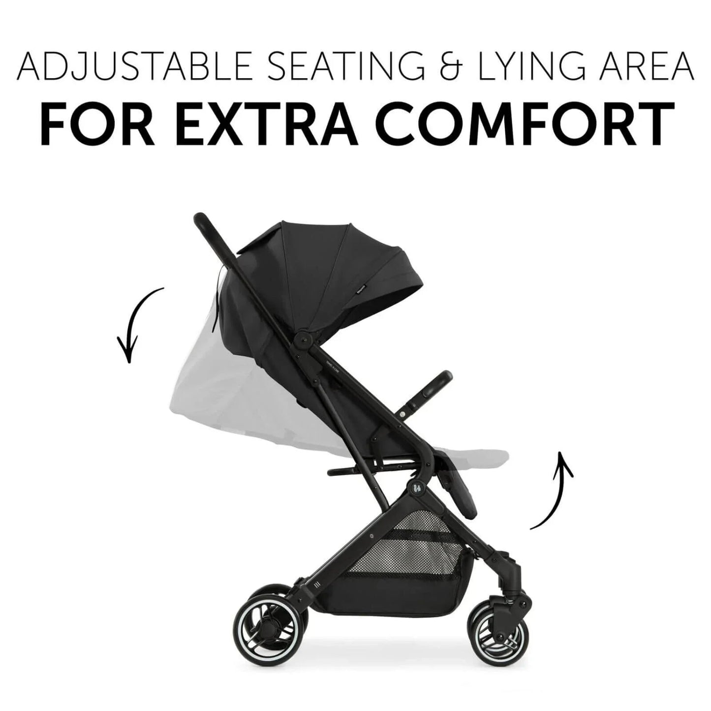 Hauck Travel N Care Pushchair - Black - mezetto ebebek ebebek