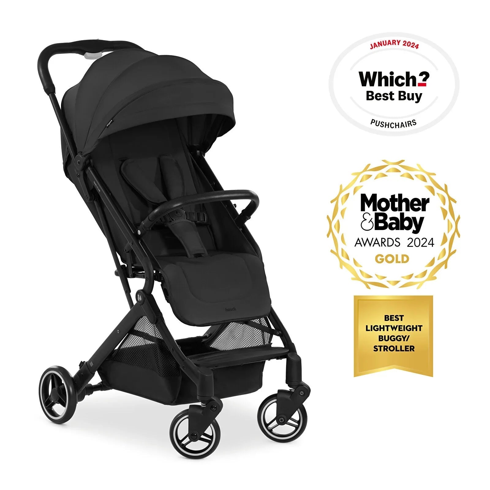 Hauck Travel N Care Pushchair - Black - mezetto ebebek ebebek