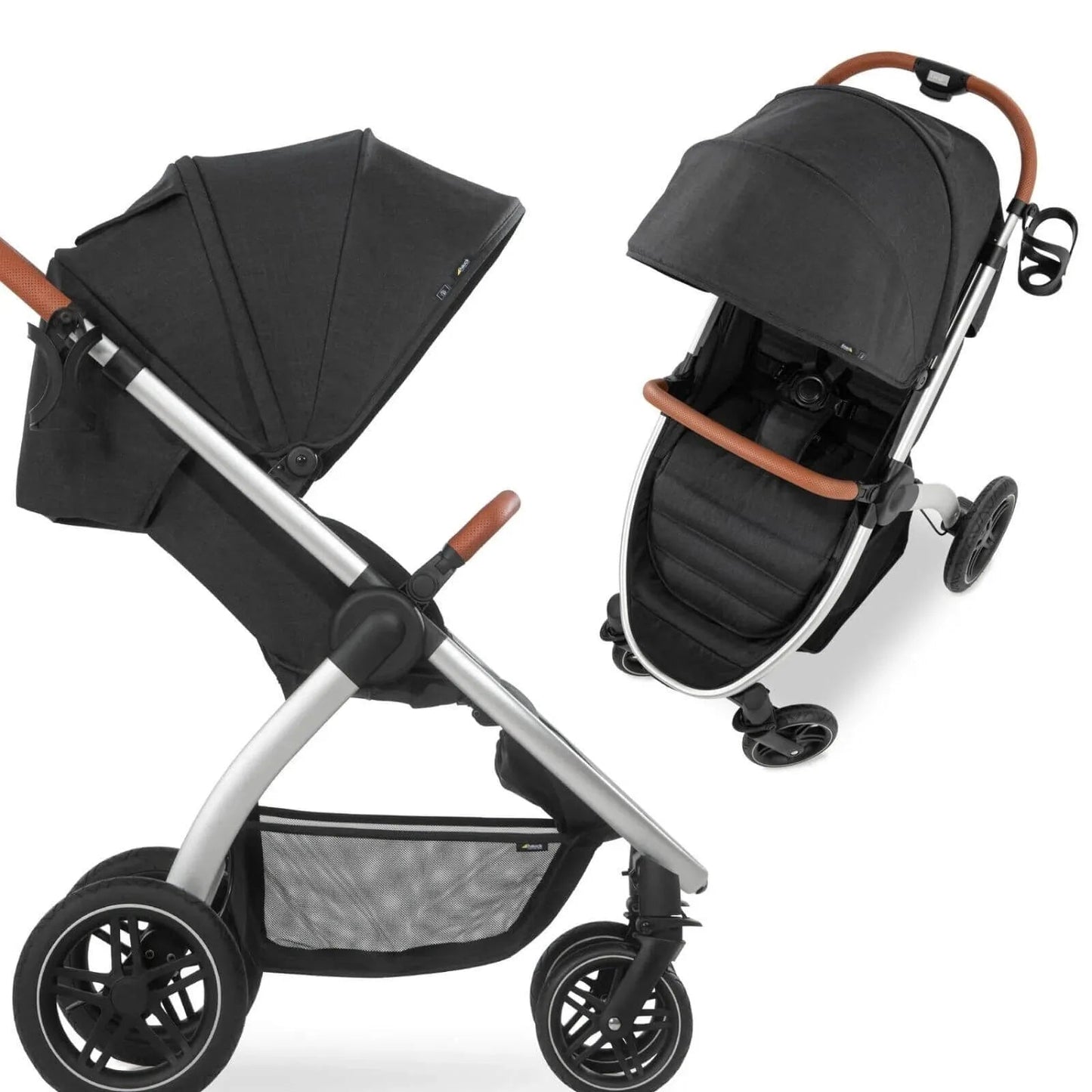 Hauck Uptown Pushchair - Black - mezetto ebebek ebebek