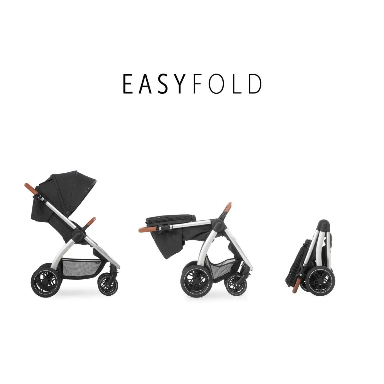 Hauck Uptown Pushchair - Black - mezetto ebebek ebebek