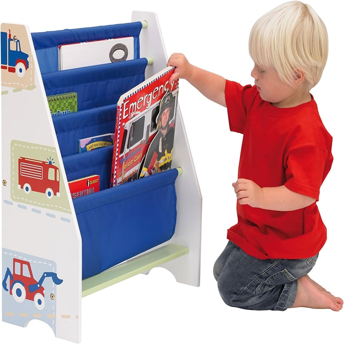 Hello Home Kids Sling Bookcase - Vehicles - mezetto ebebek ebebek