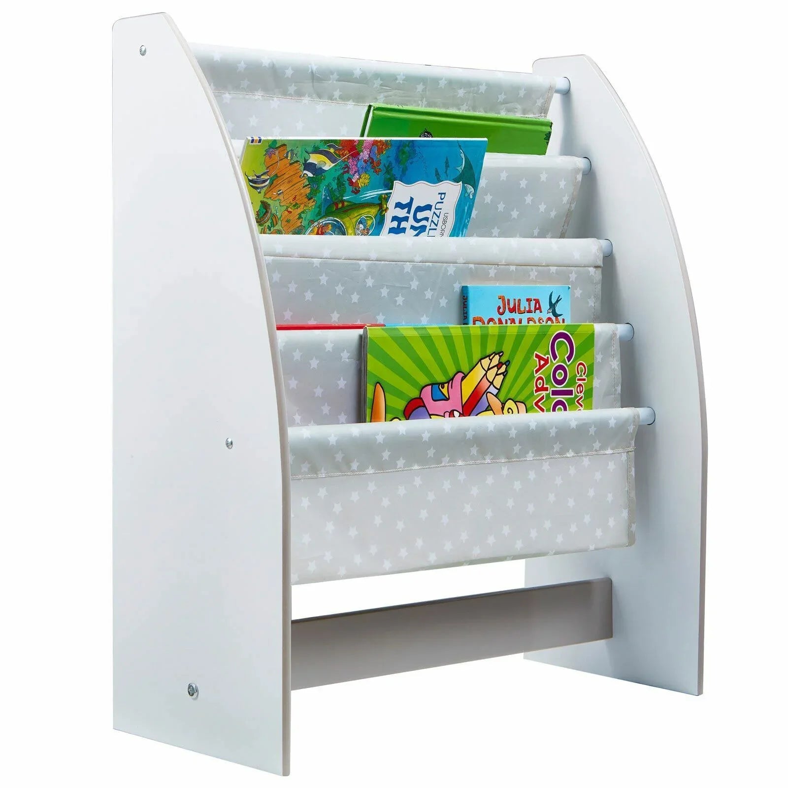 Hello Home Kids Sling Bookcase - White - mezetto ebebek ebebek