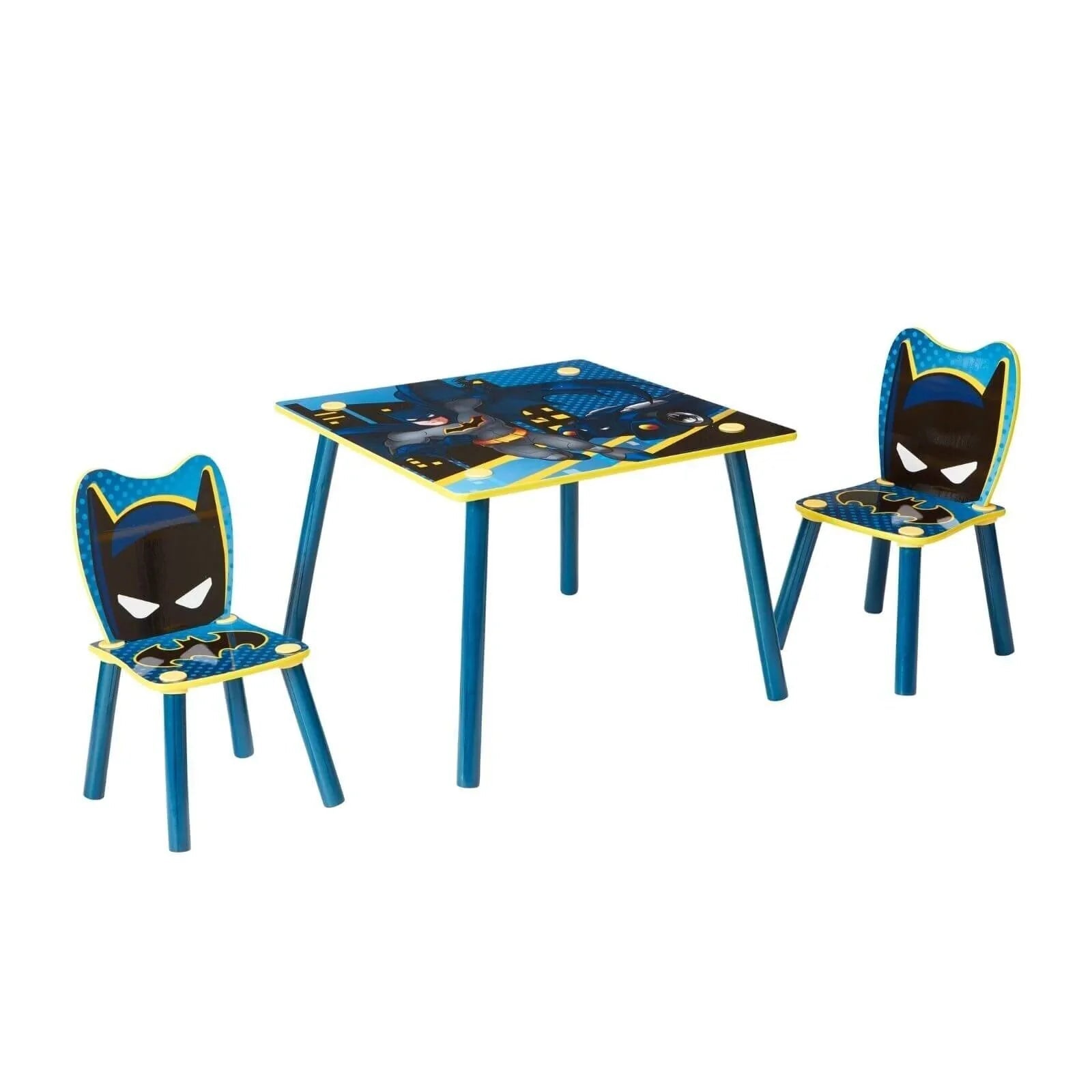 Hello Home Kids Table and 2 Chairs Set - Batman - mezetto ebebek ebebek