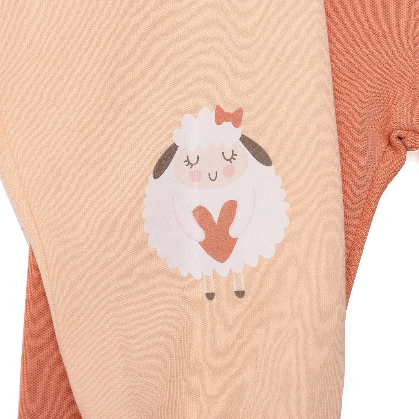 HelloBaby 2 - Pack Joggers with socks - Salmon - mezetto ebebek ebebek