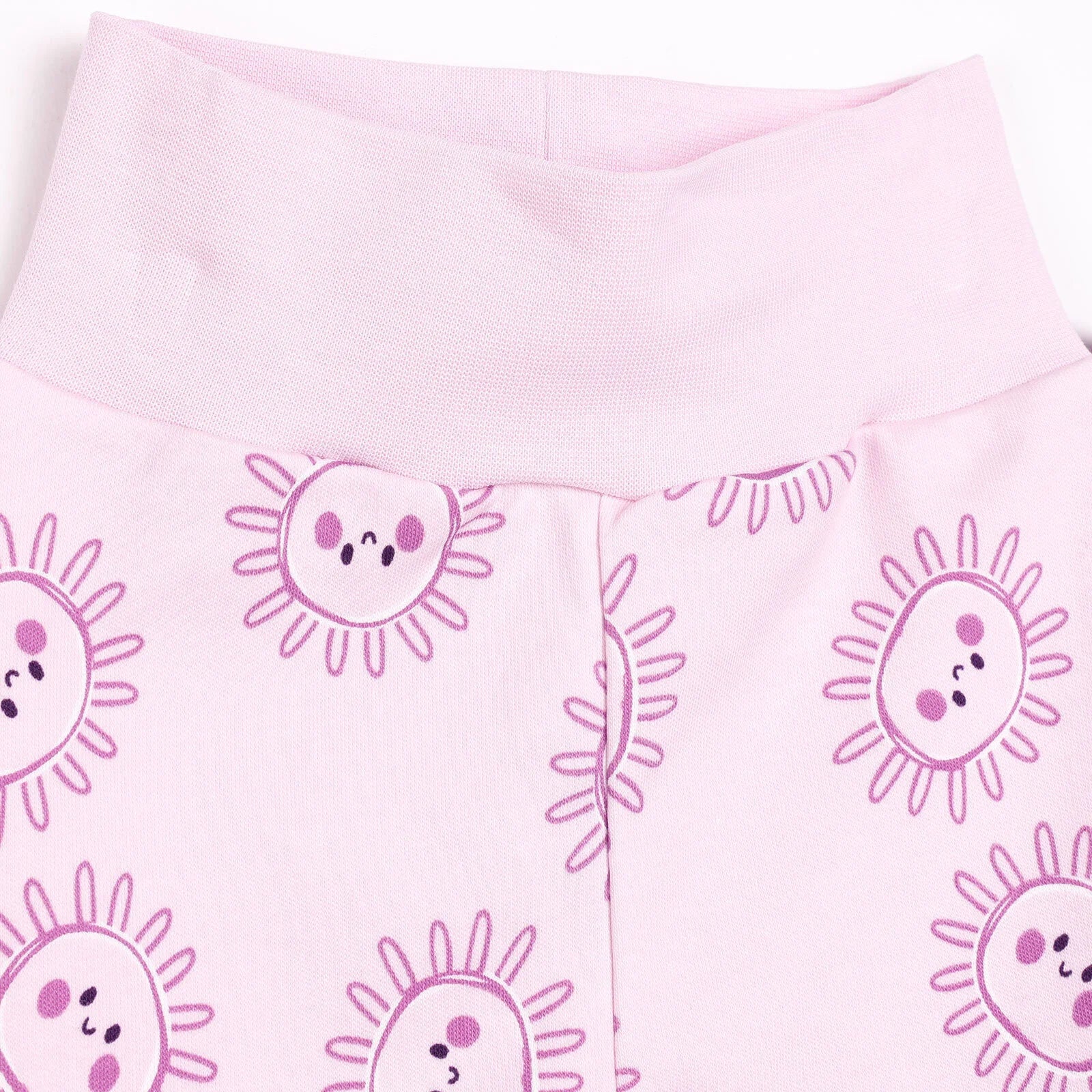 HelloBaby 2 Piece Footed Bottom - Purple - mezetto ebebek ebebek