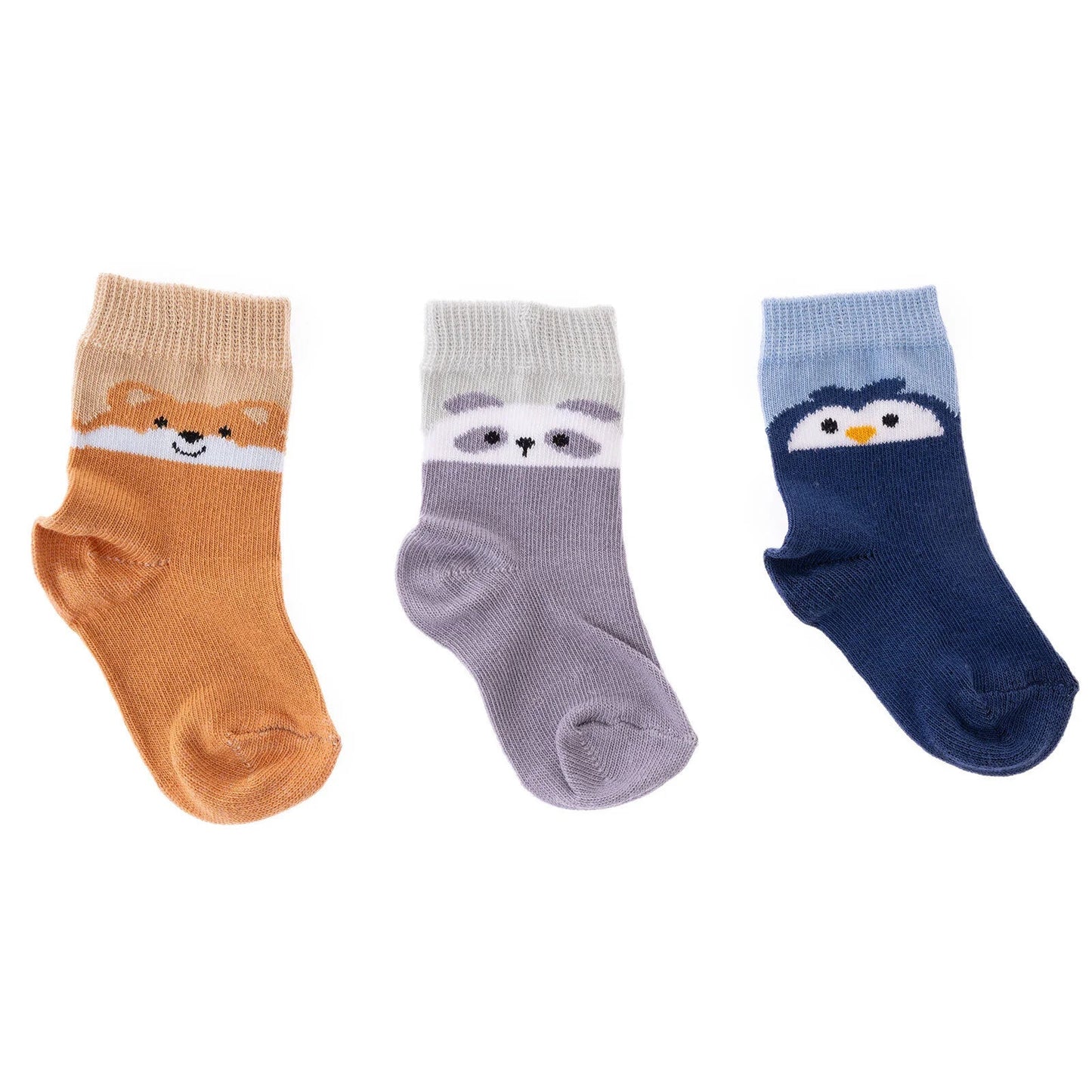 HelloBaby Ankle Socks 3 pcs - Blue - mezetto ebebek ebebek