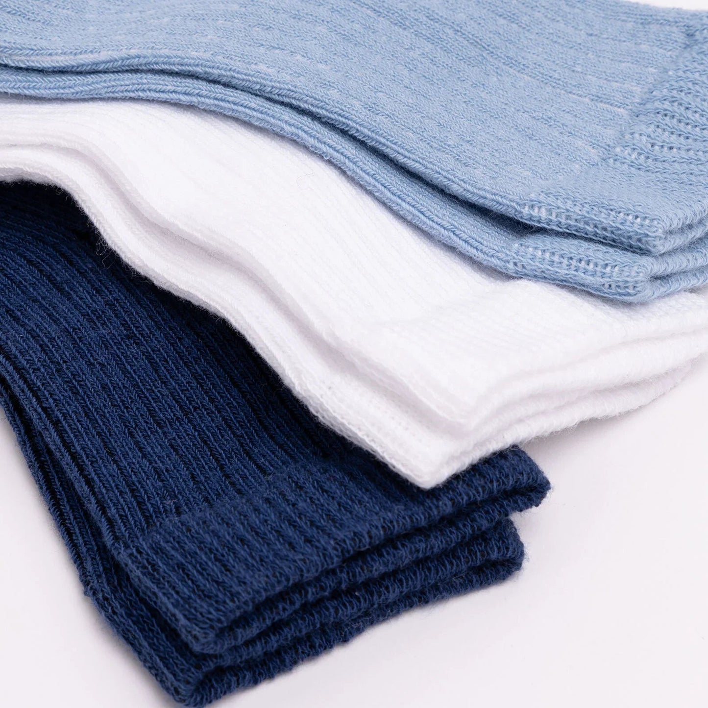 HelloBaby Ankle Socks 3 pcs - Navy Blue - mezetto ebebek ebebek