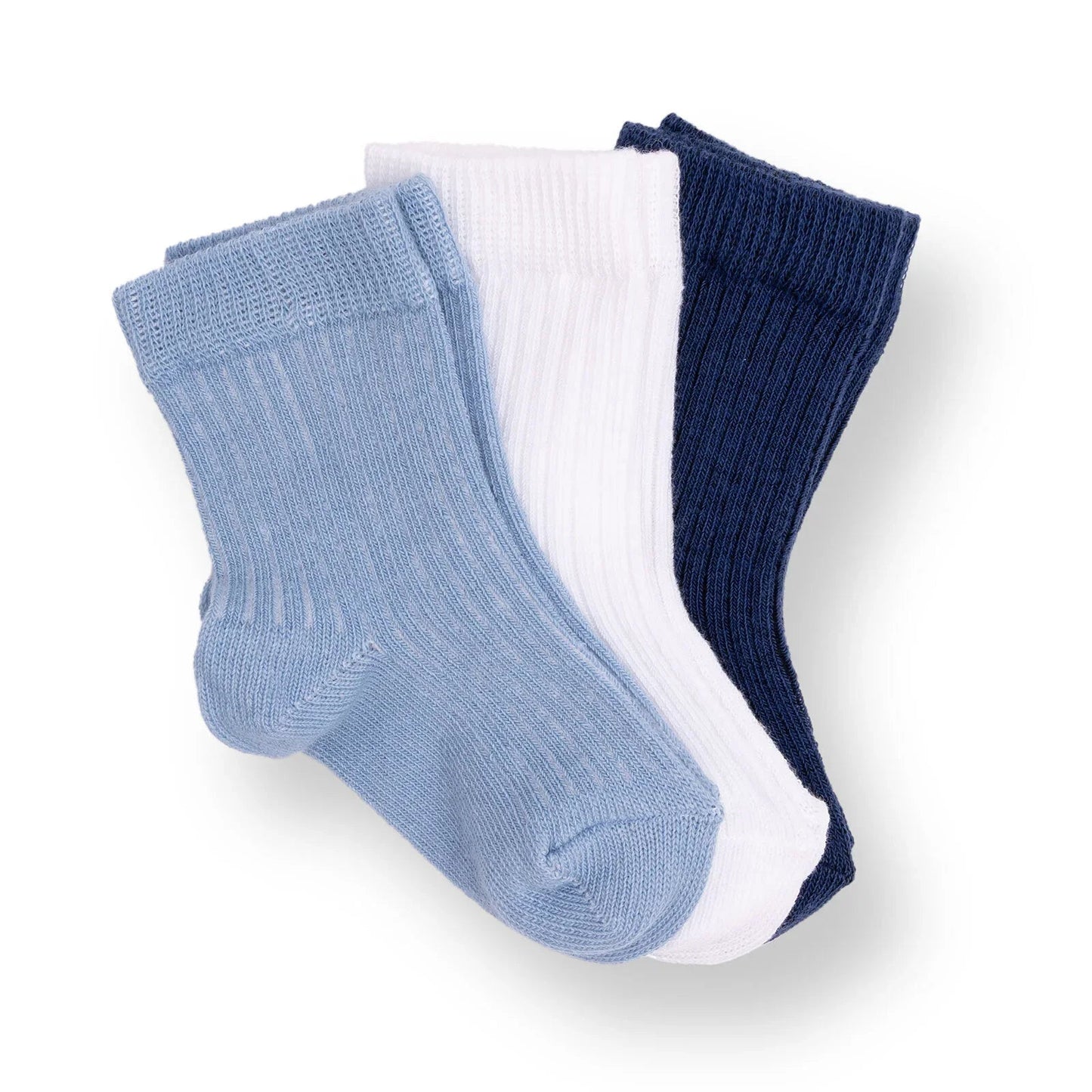 HelloBaby Ankle Socks 3 pcs - Navy Blue - mezetto ebebek ebebek