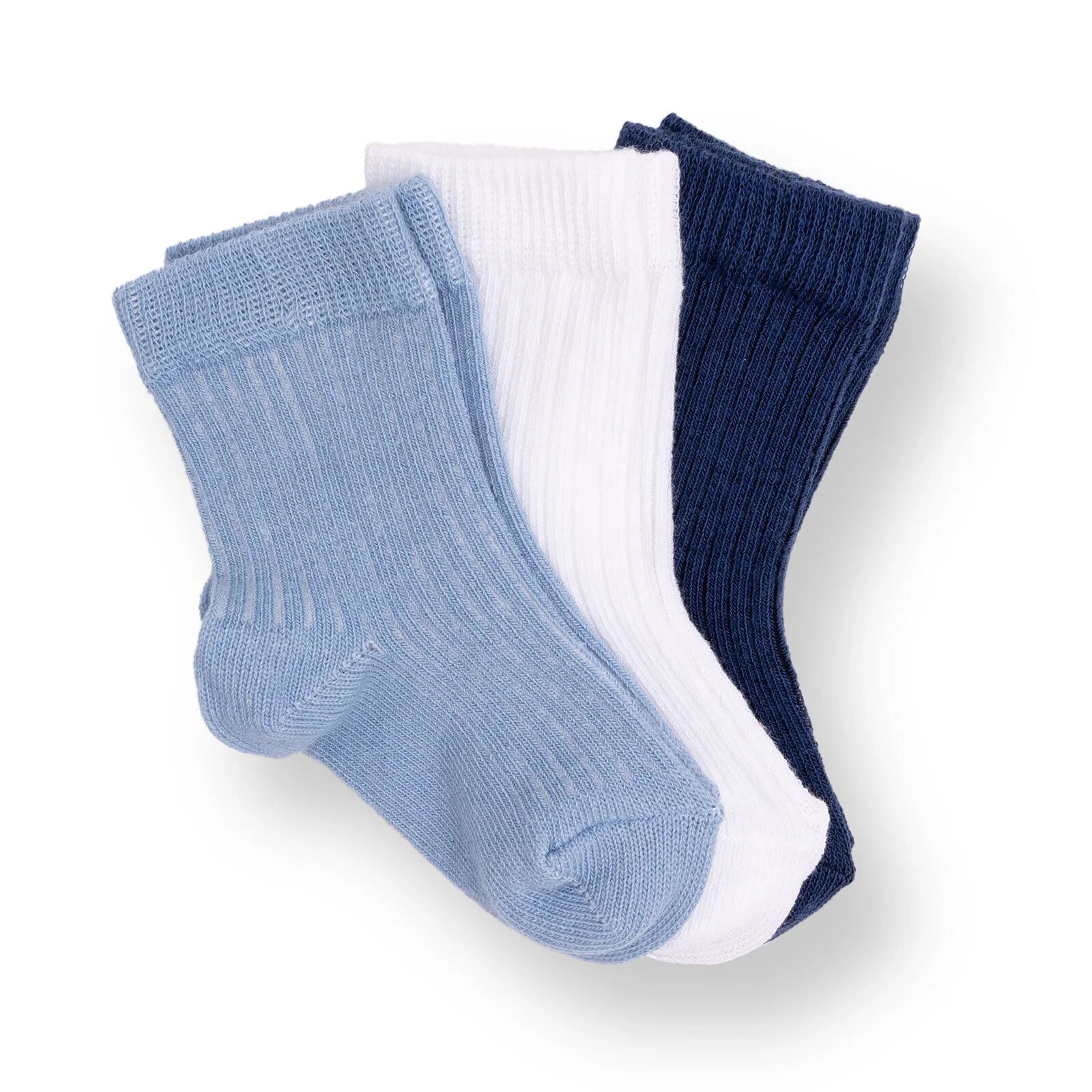 HelloBaby Ankle Socks 3 pcs - Navy Blue - mezetto ebebek ebebek