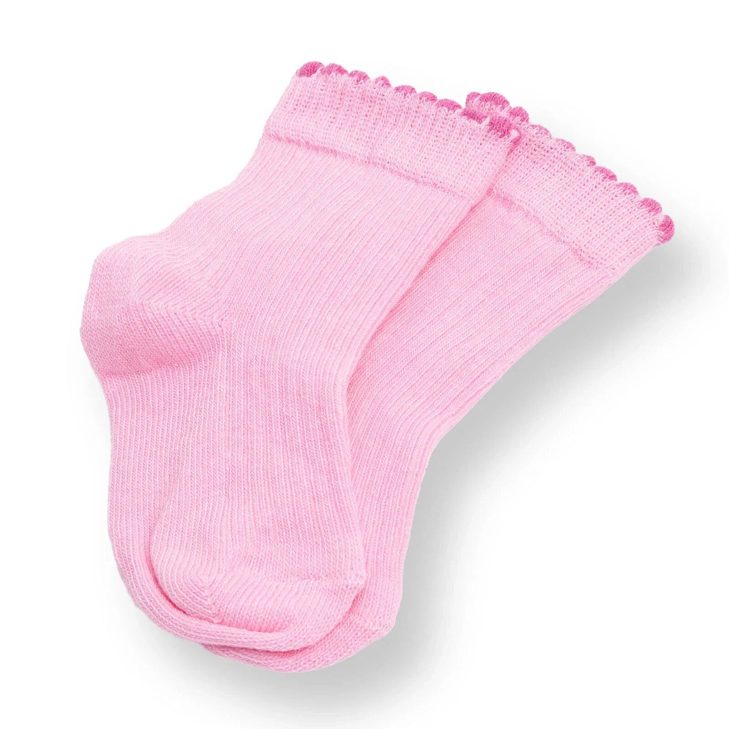 HelloBaby Ankle Socks 3 pcs - Pink - mezetto ebebek ebebek