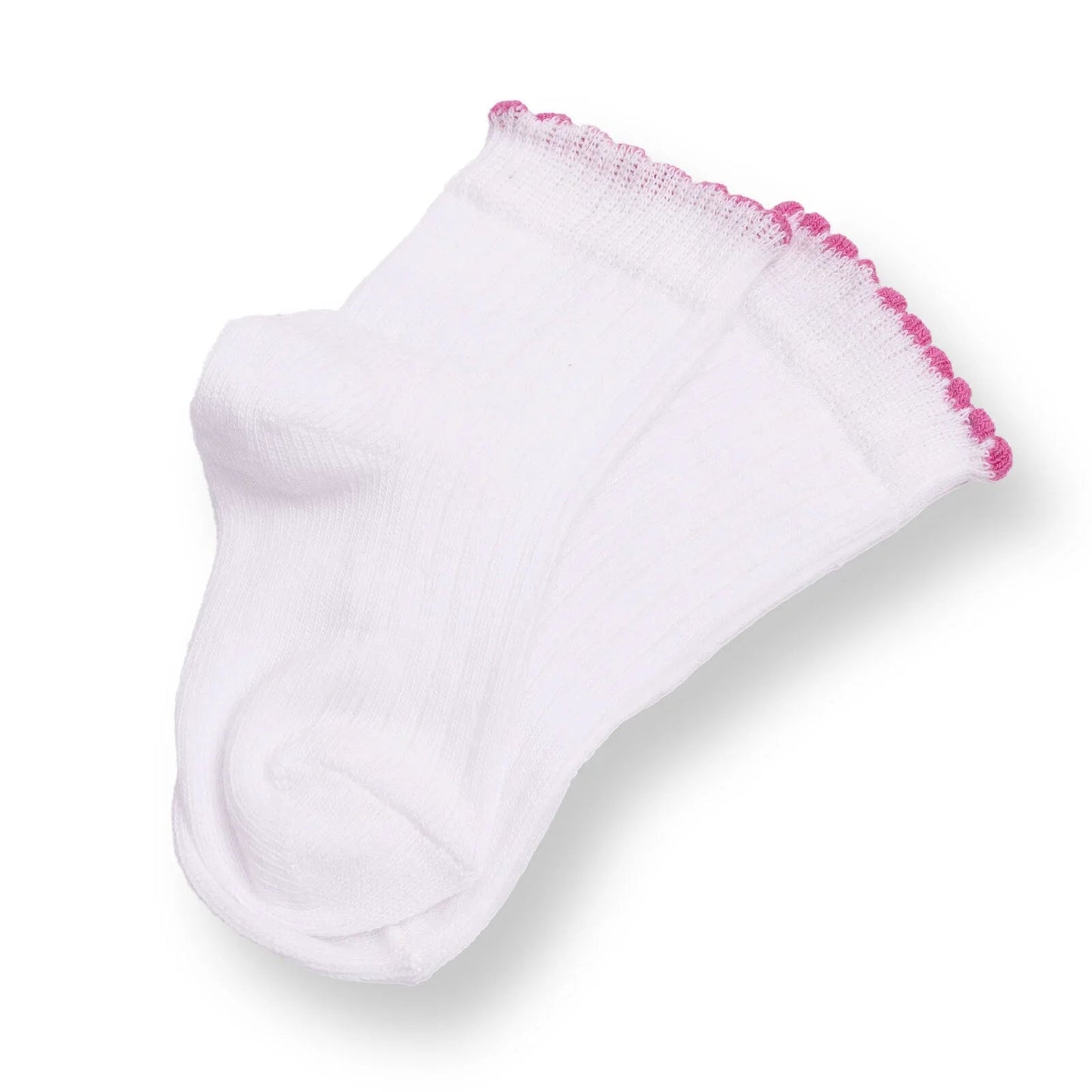 HelloBaby Ankle Socks 3 pcs - Pink - mezetto ebebek ebebek