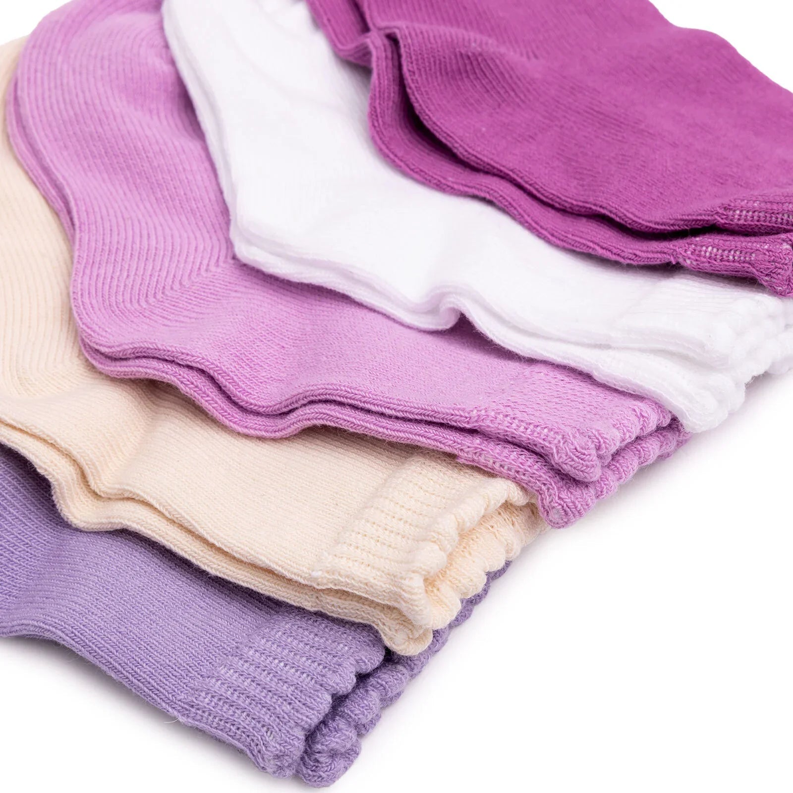 HelloBaby Ankle Socks 5 pcs - Lilac - mezetto ebebek ebebek