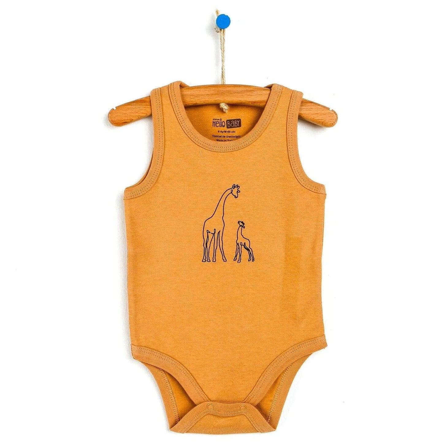 HelloBaby Athlete Bodysuit - Nude - mezetto ebebek ebebek