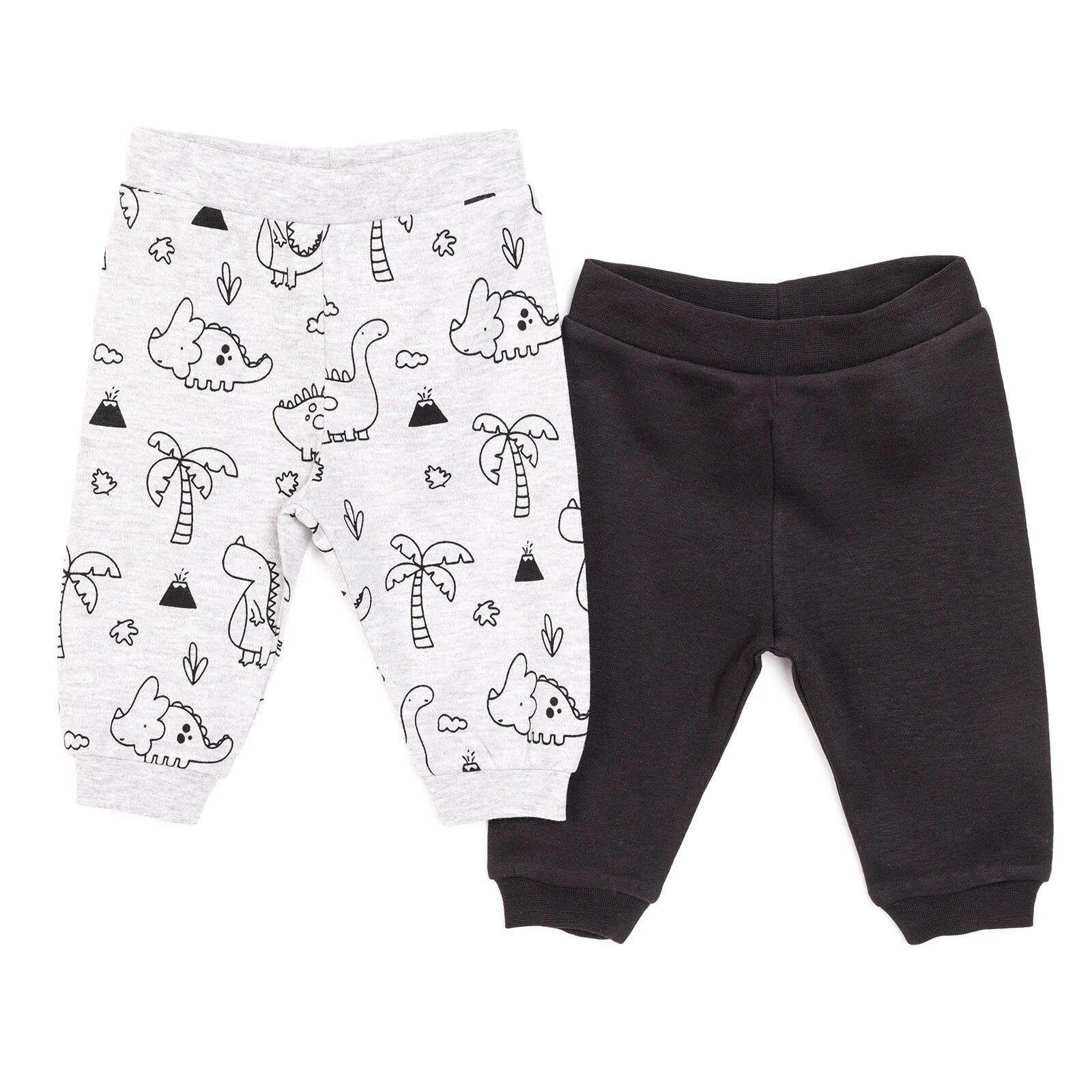 Hellobaby Baby Boy Basic Joggers 2 pcs - Black - mezetto ebebek ebebek