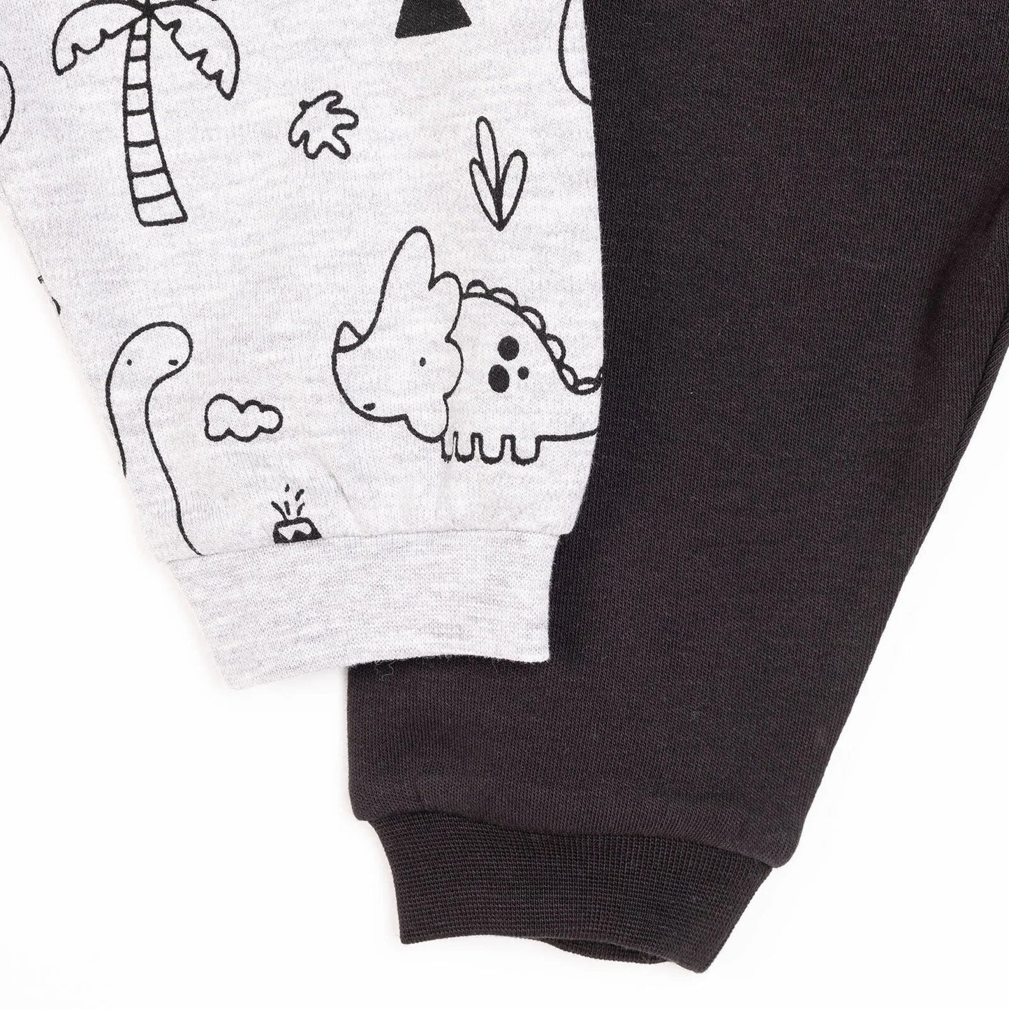 Hellobaby Baby Boy Basic Joggers 2 pcs - Black - mezetto ebebek ebebek