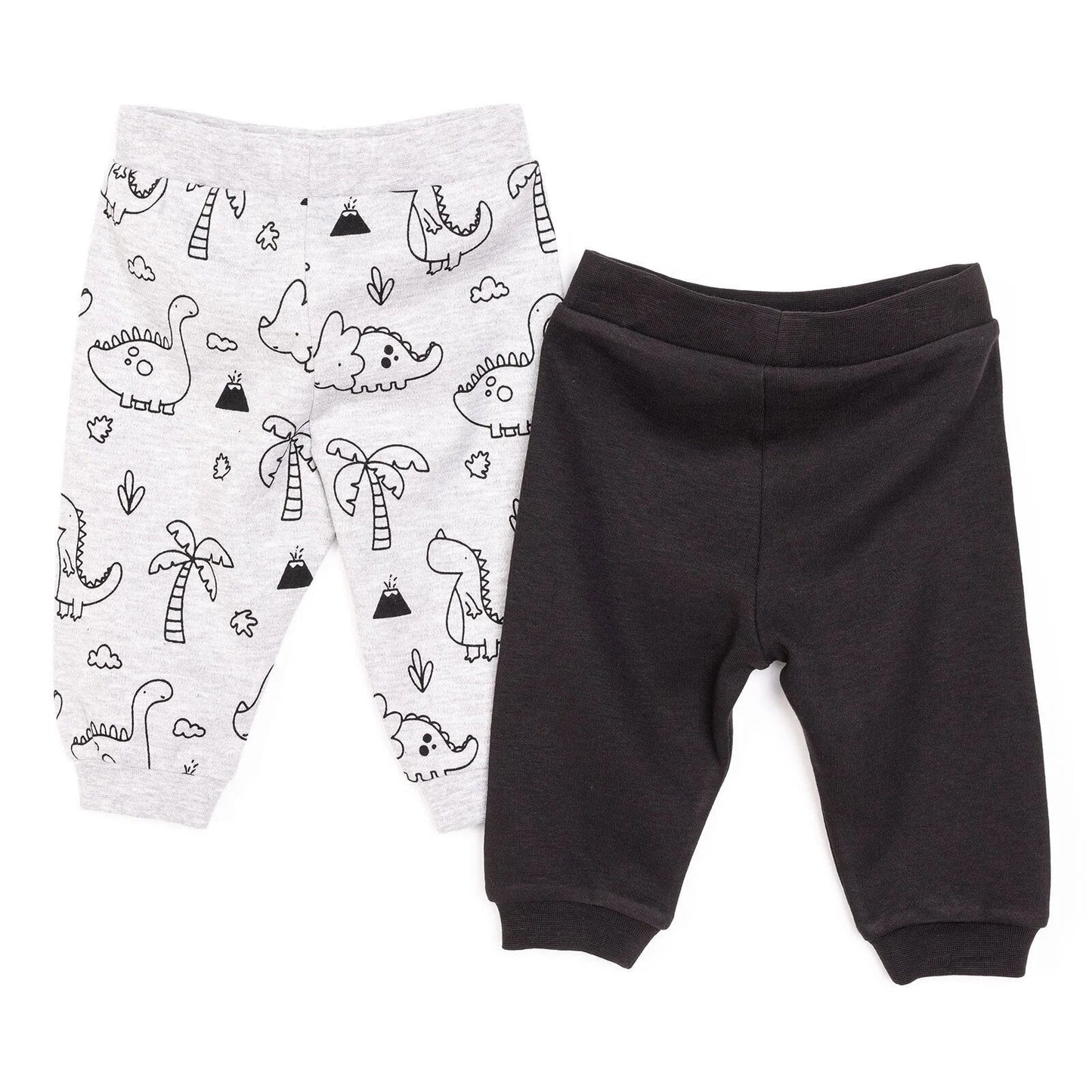 Hellobaby Baby Boy Basic Joggers 2 pcs - Black - mezetto ebebek ebebek