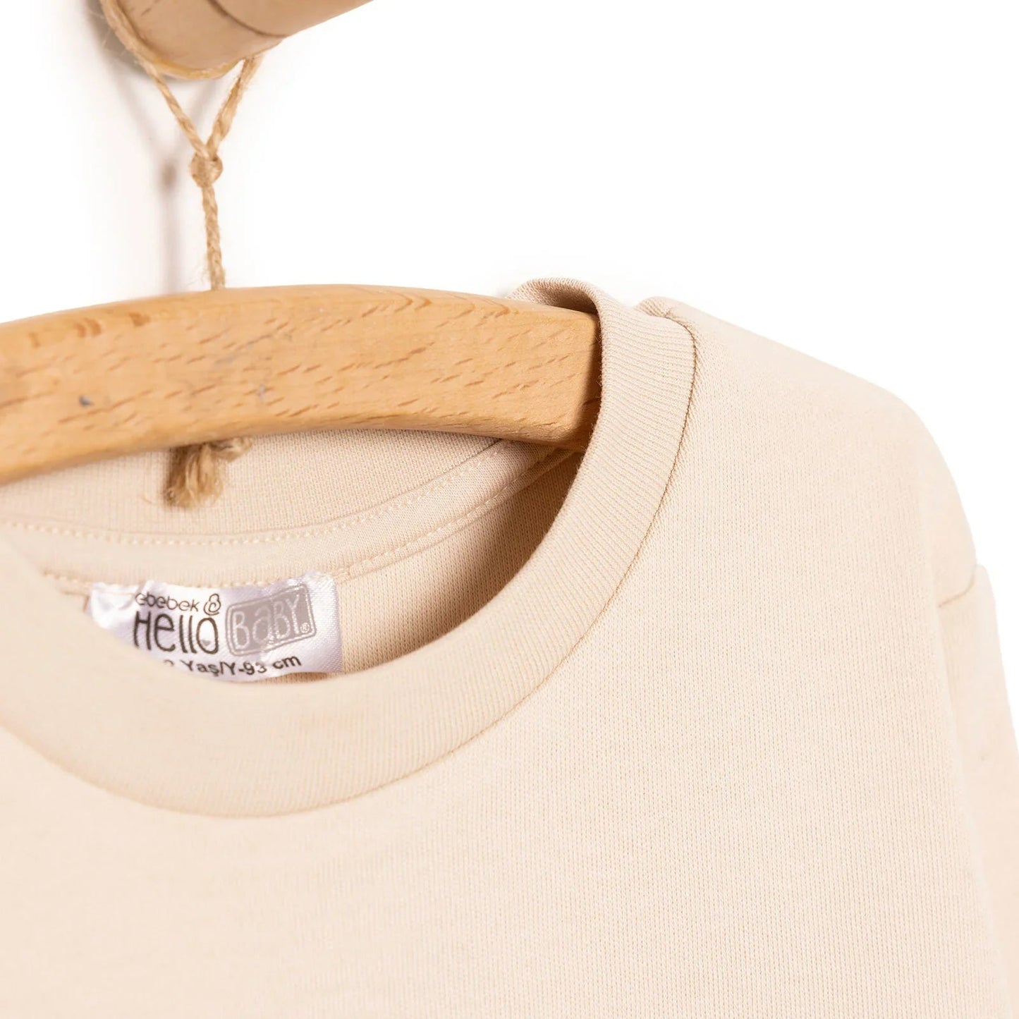 HelloBaby Baby Boy Joggers - Beige - mezetto ebebek ebebek