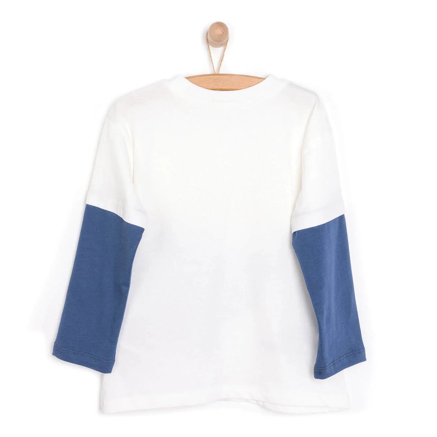 HelloBaby Baby Boy Long Sleeve Body - Ecru - mezetto