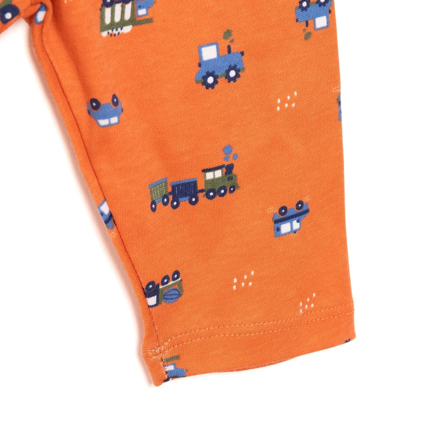 HelloBaby Baby Boy Long Sleeve Pyjamas Set - Orange - mezetto ebebek ebebek