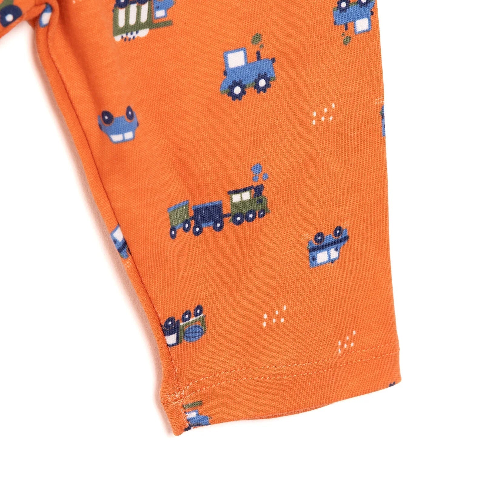 HelloBaby Baby Boy Long Sleeve Pyjamas Set - Orange - mezetto ebebek ebebek