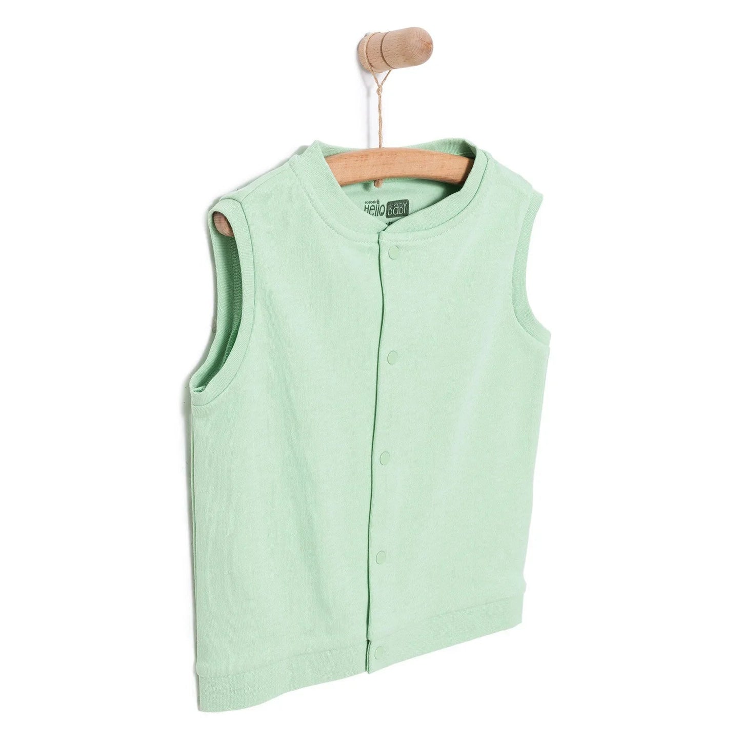 HelloBaby Baby Boy Ribbed Cardigan - Green - mezetto ebebek ebebek
