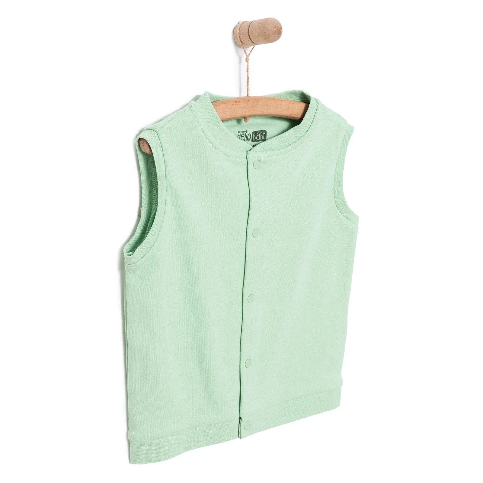 HelloBaby Baby Boy Ribbed Cardigan - Green - mezetto ebebek ebebek