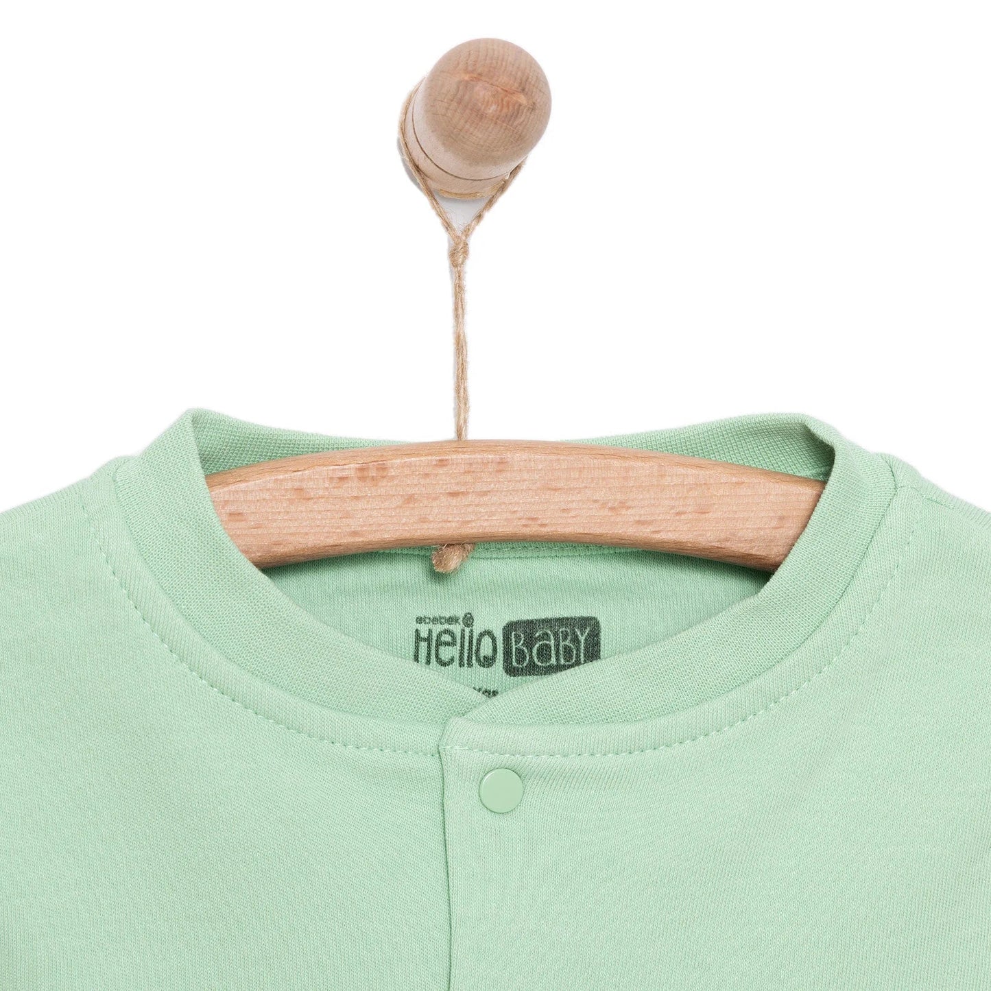 HelloBaby Baby Boy Ribbed Cardigan - Green - mezetto ebebek ebebek