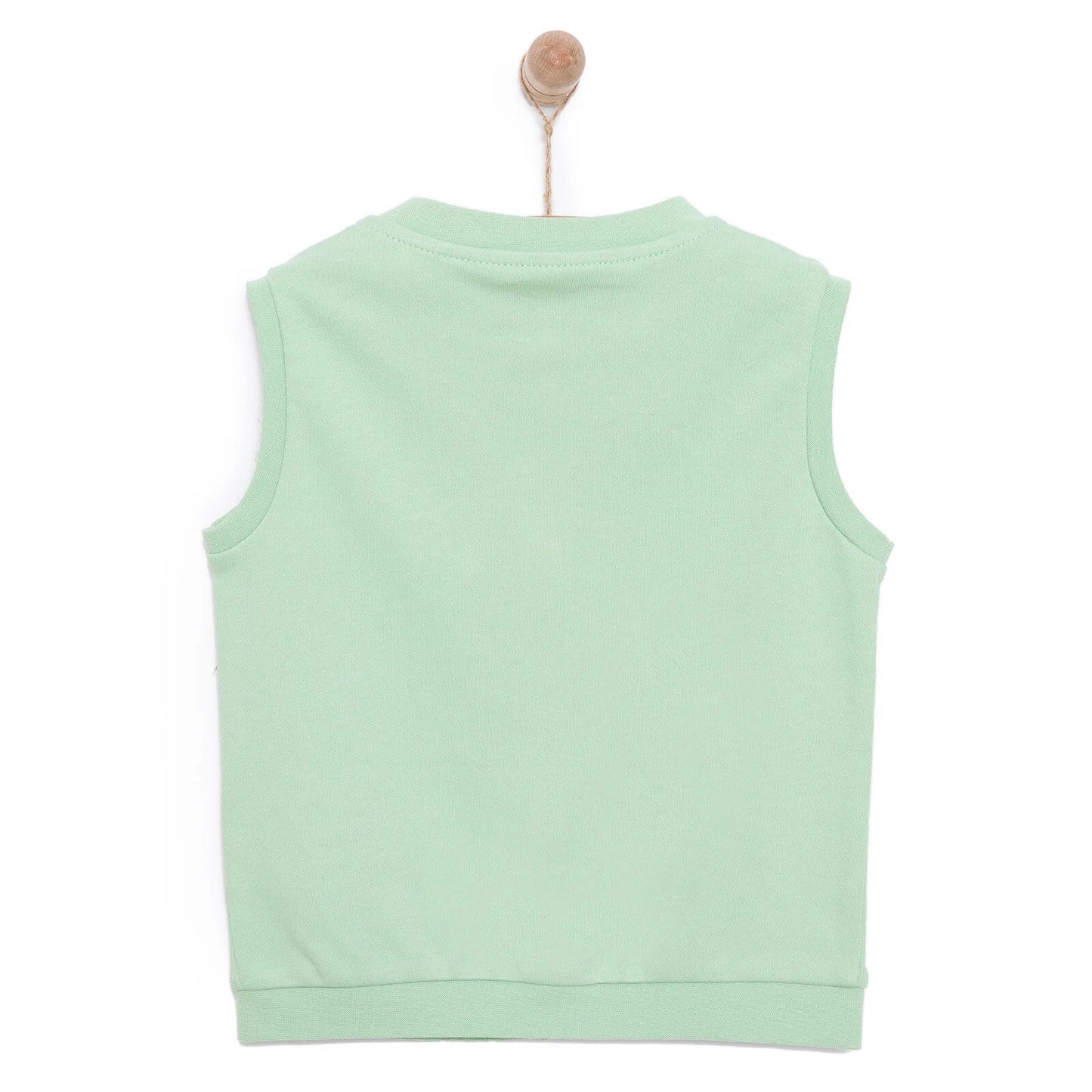 HelloBaby Baby Boy Ribbed Cardigan - Green - mezetto ebebek ebebek