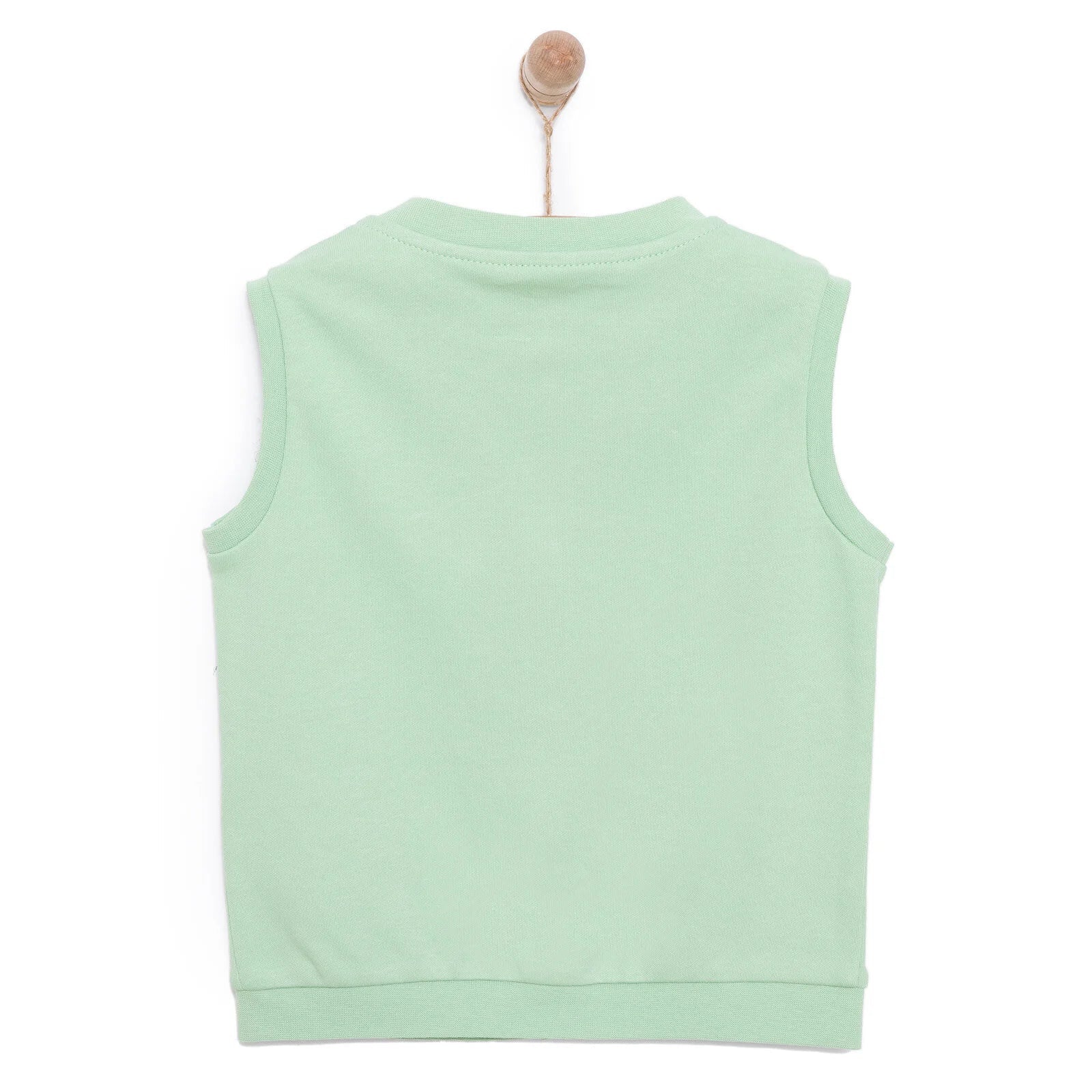 HelloBaby Baby Boy Ribbed Cardigan - Green - mezetto ebebek ebebek