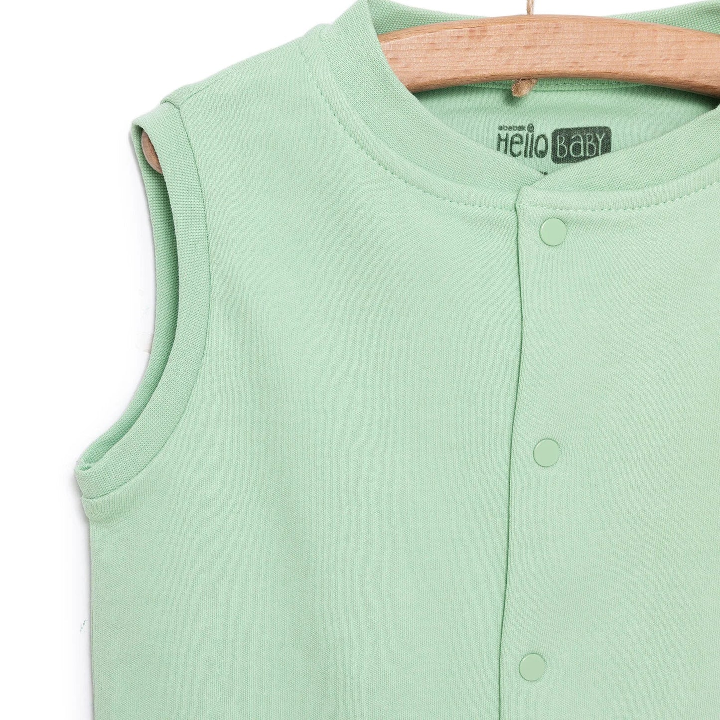 HelloBaby Baby Boy Ribbed Cardigan - Green - mezetto ebebek ebebek