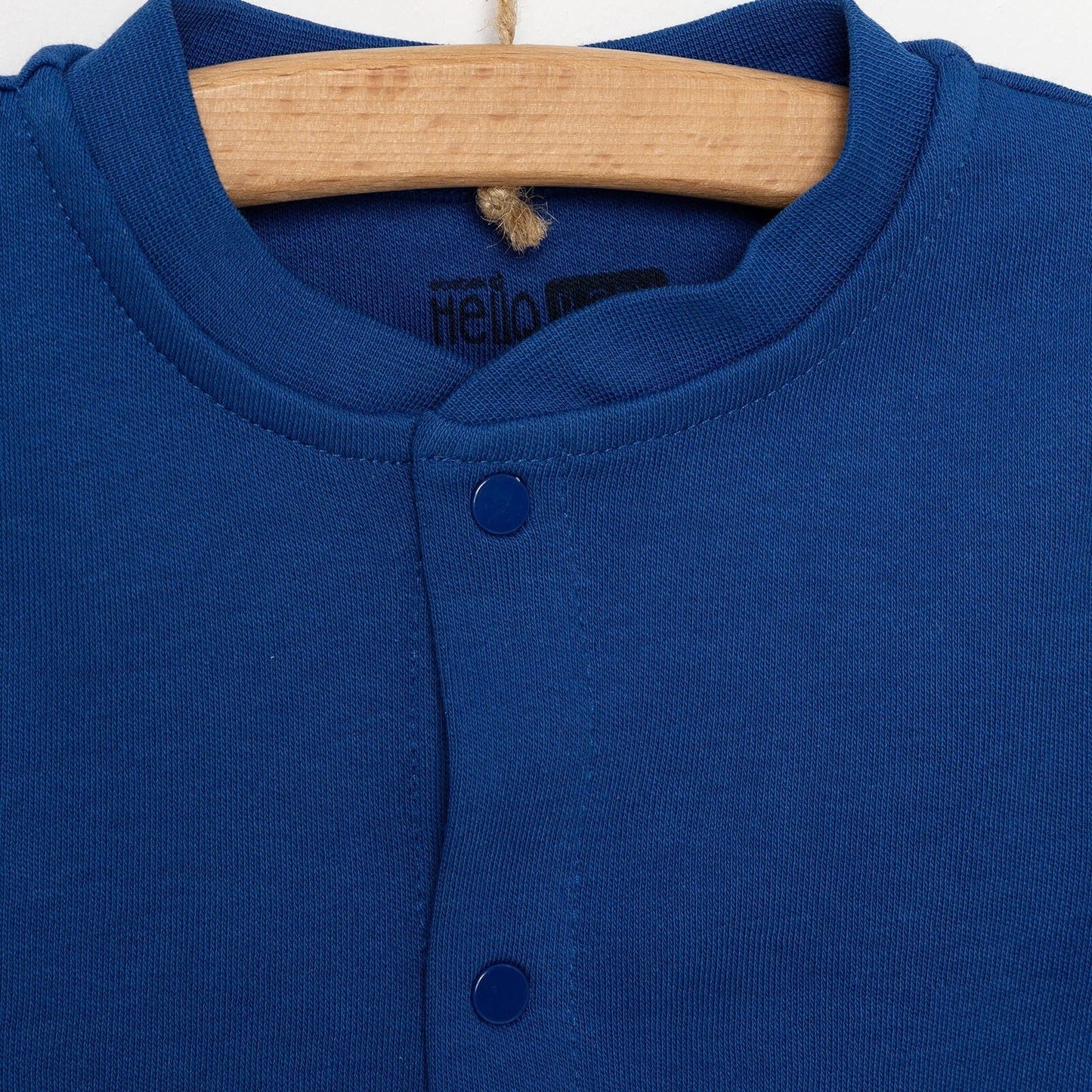 HelloBaby Baby Boy Ribbed Cardigan - Navy Blue - mezetto ebebek ebebek