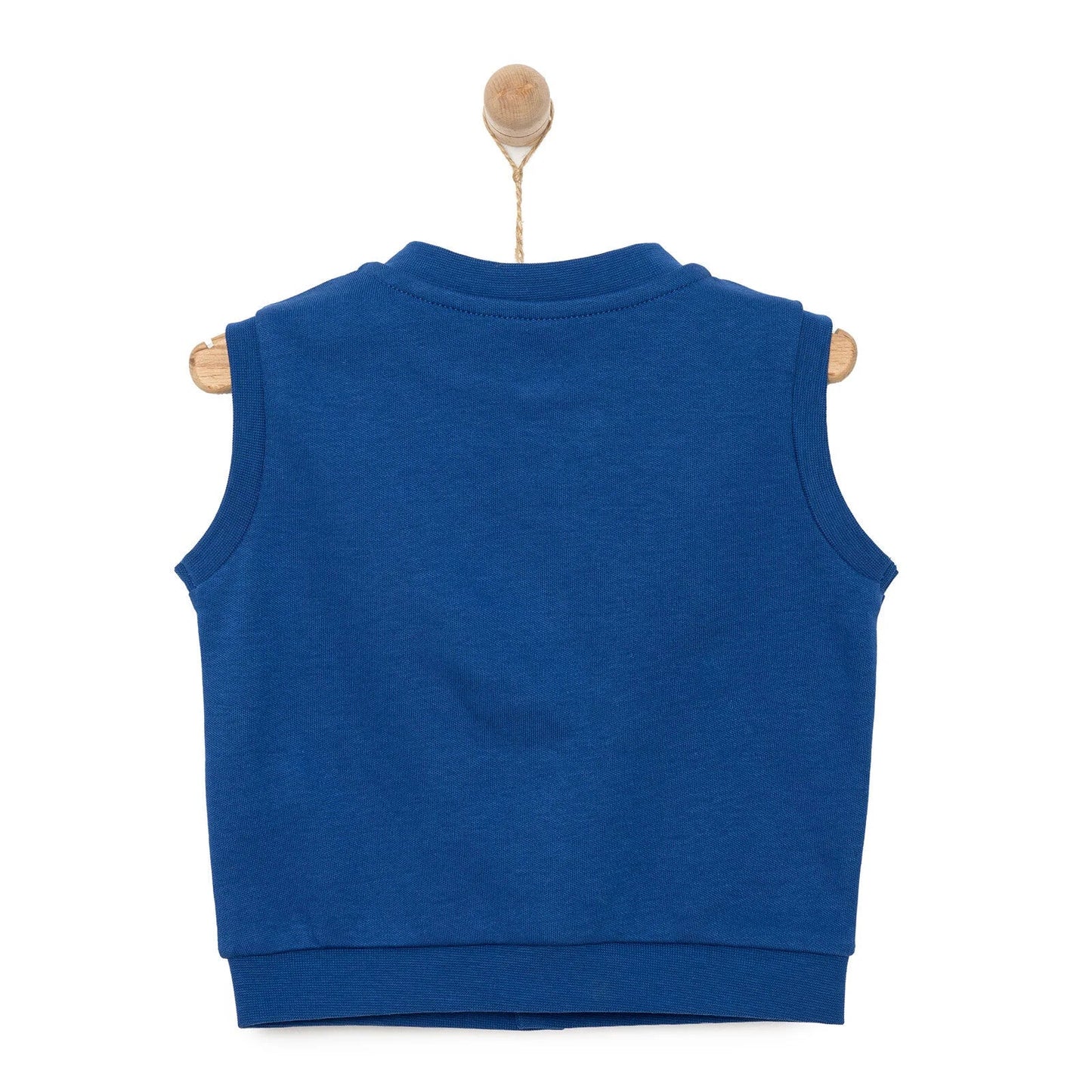 HelloBaby Baby Boy Ribbed Cardigan - Navy Blue - mezetto ebebek ebebek