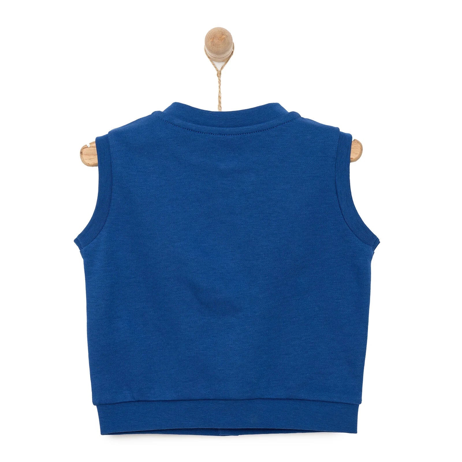HelloBaby Baby Boy Ribbed Cardigan - Navy Blue - mezetto ebebek ebebek