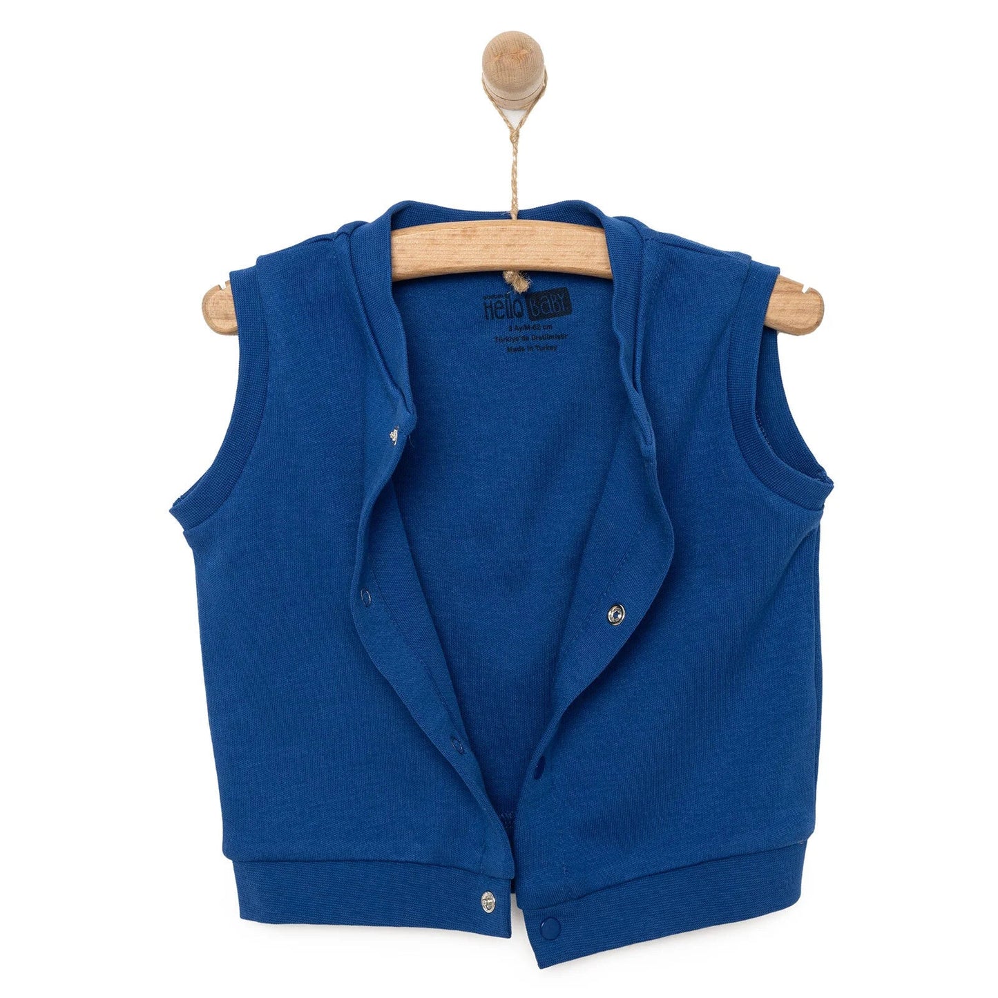 HelloBaby Baby Boy Ribbed Cardigan - Navy Blue - mezetto ebebek ebebek