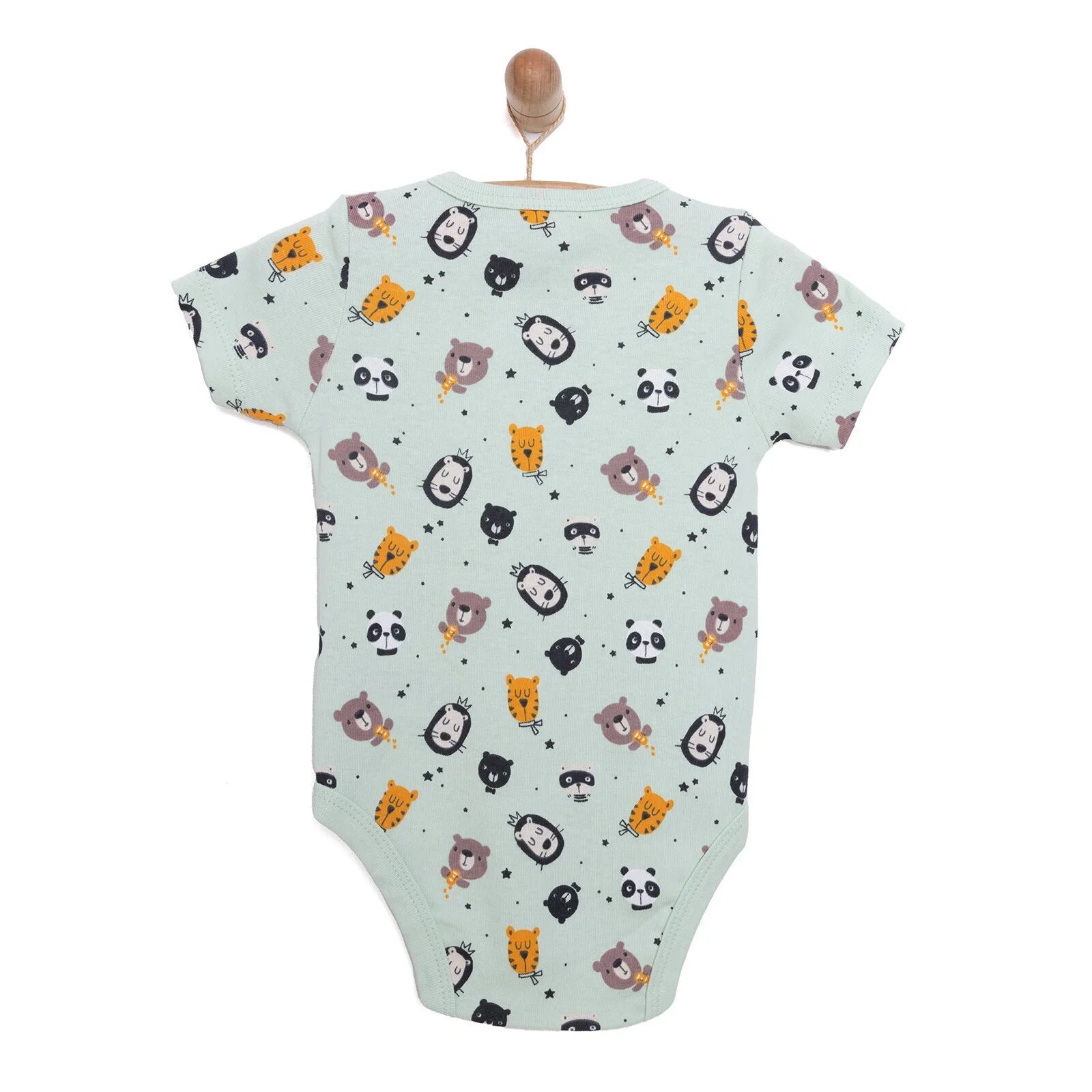 HelloBaby Baby Boy Short Sleeve Body - Multicolour - mezetto ebebek ebebek