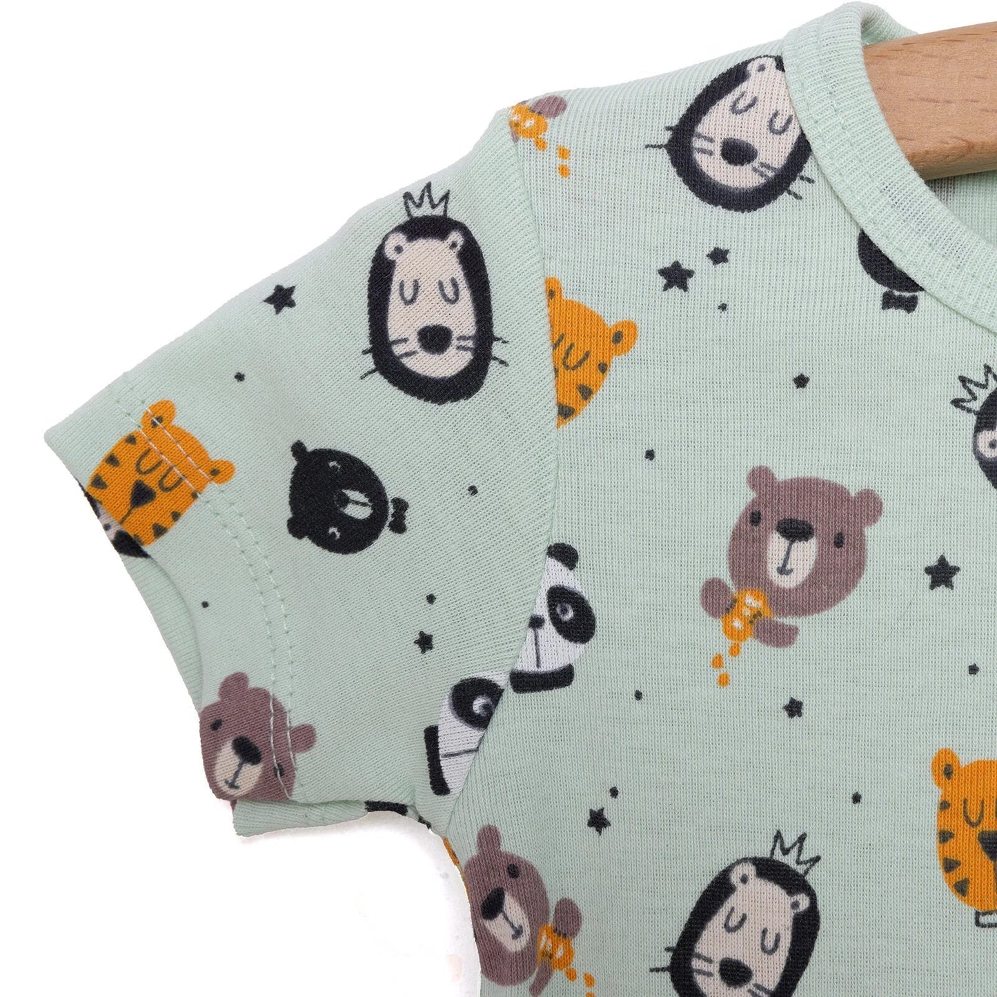 HelloBaby Baby Boy Short Sleeve Body - Multicolour - mezetto ebebek ebebek